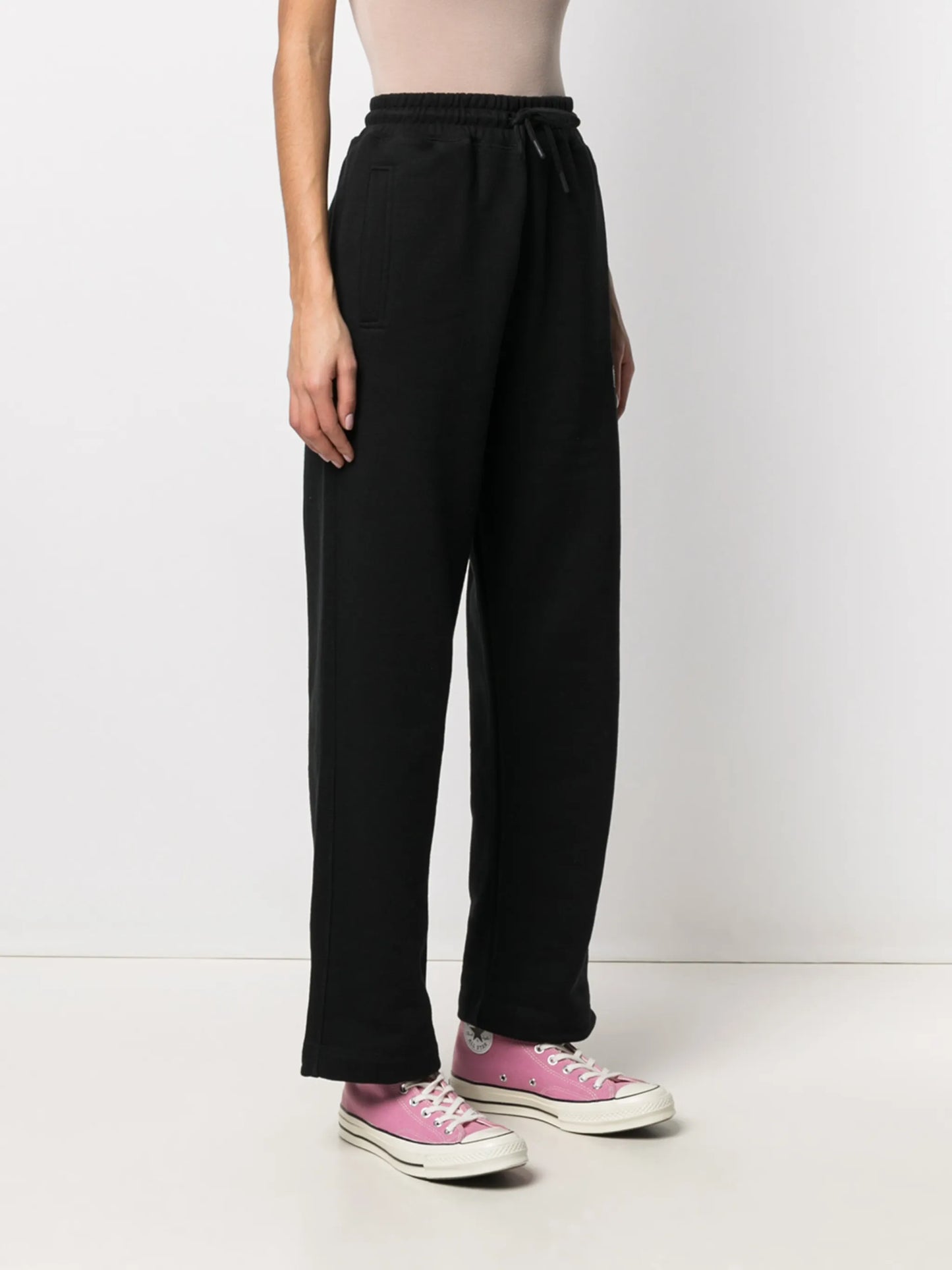 logo-embroidered track pants