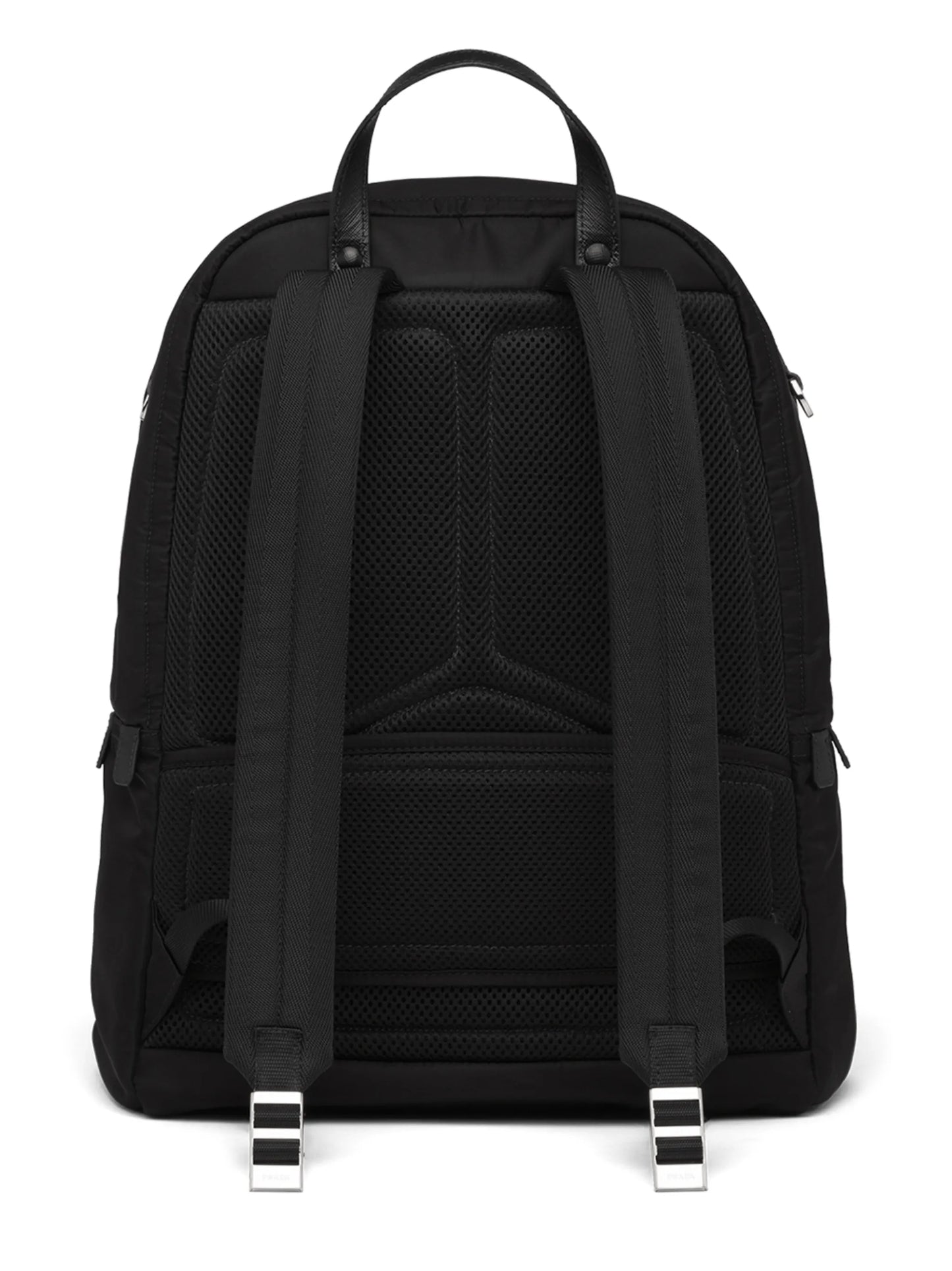 Re-Nylon logo-plaque backpack