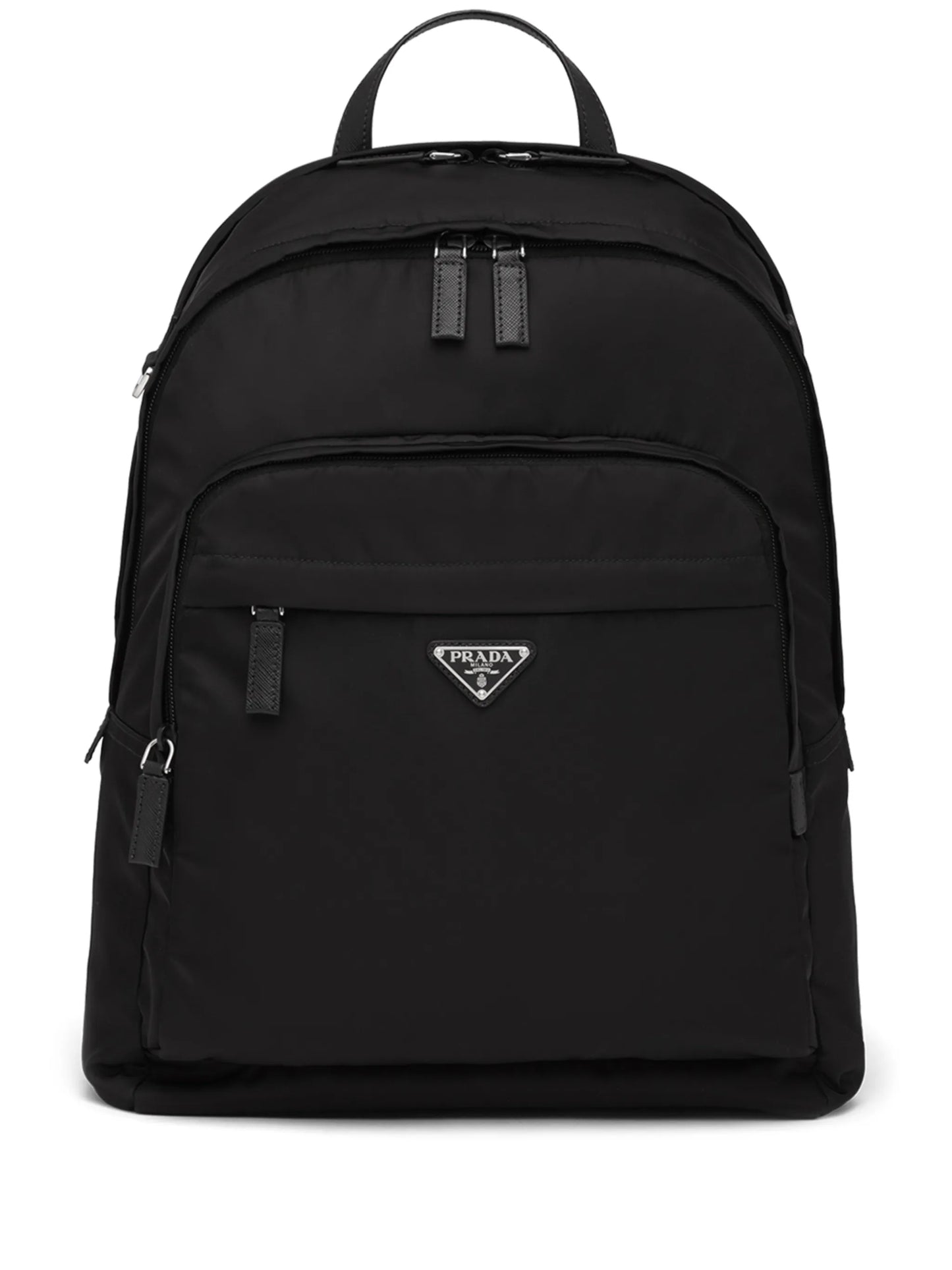 Re-Nylon logo-plaque backpack