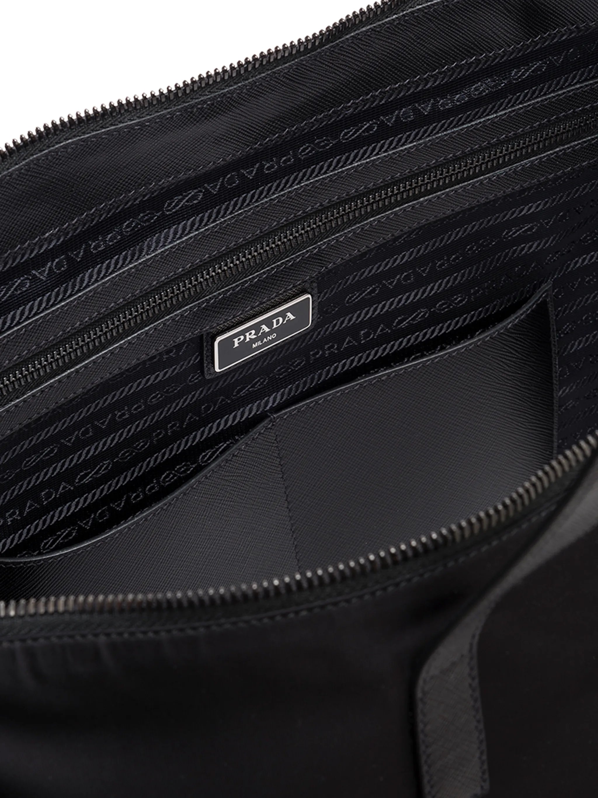 Re-Nylon logo tote bag