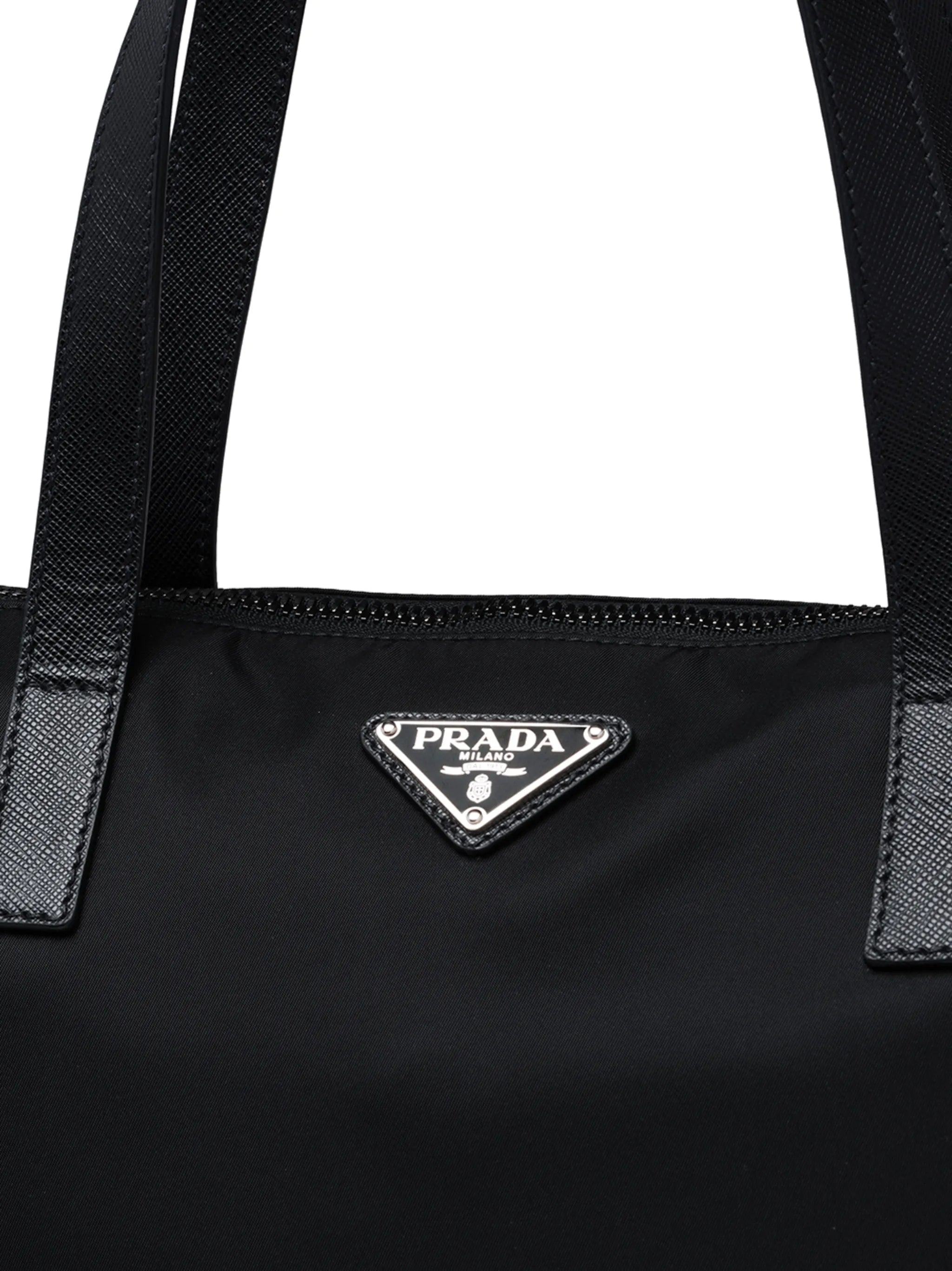 Re-Nylon logo tote bag