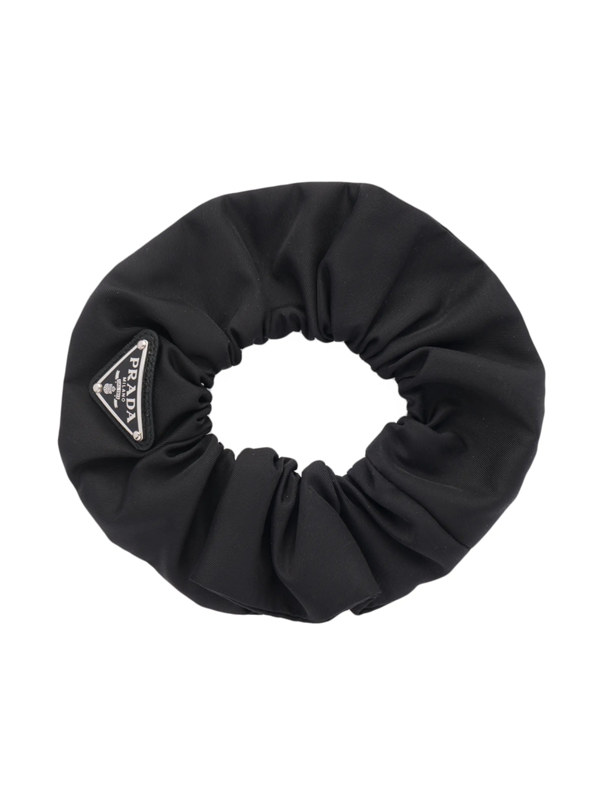 triangle-logo scrunchie