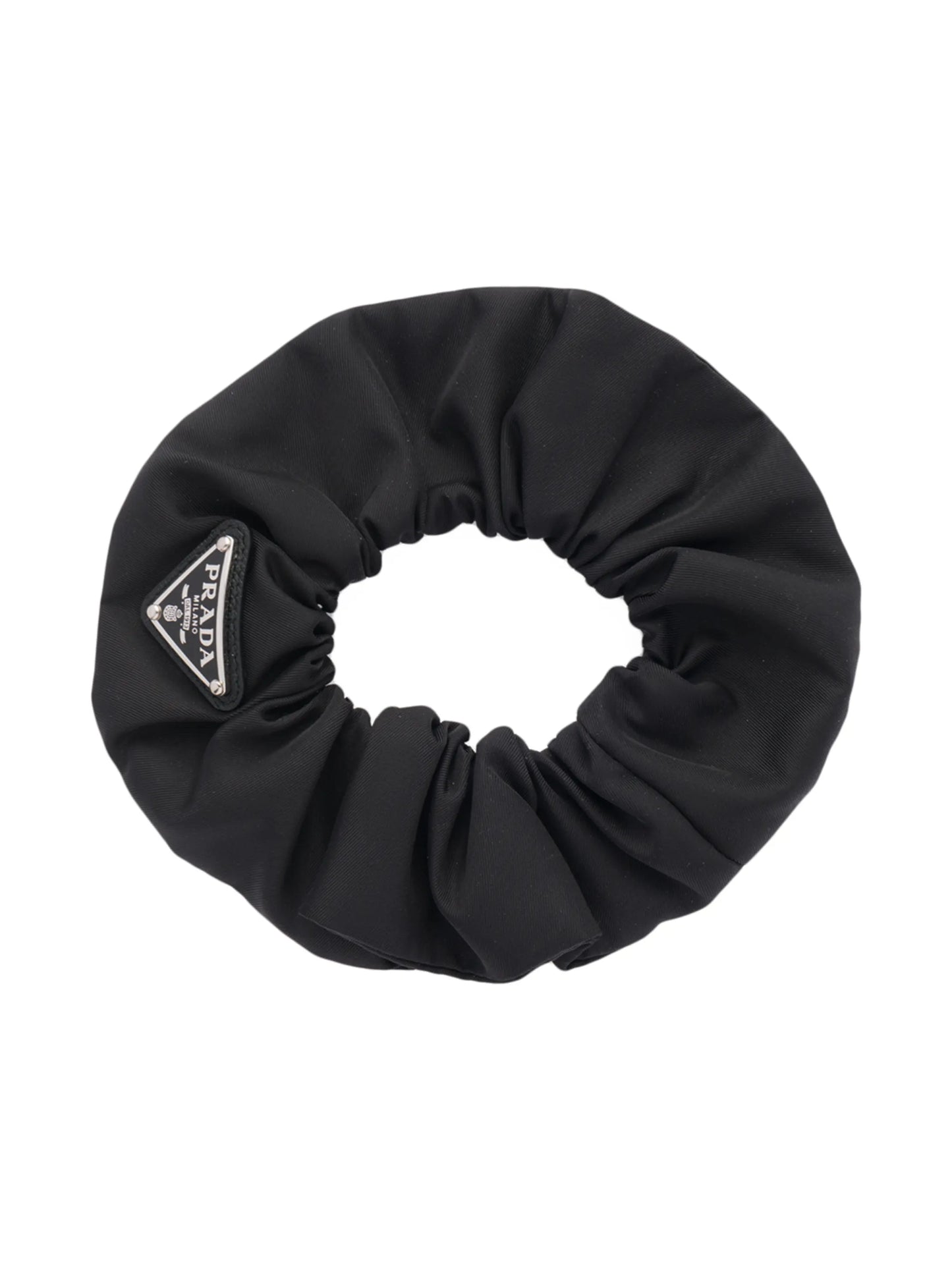triangle-logo scrunchie