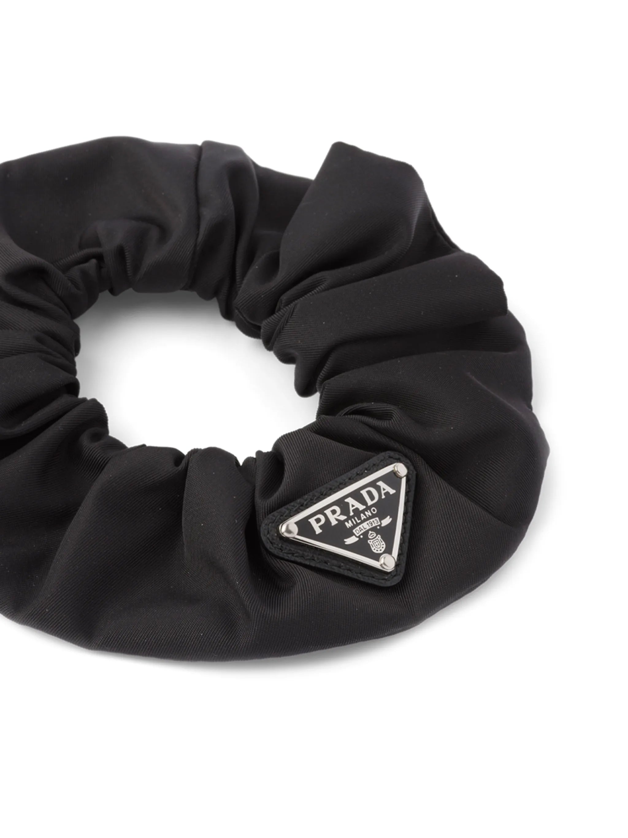 triangle-logo scrunchie