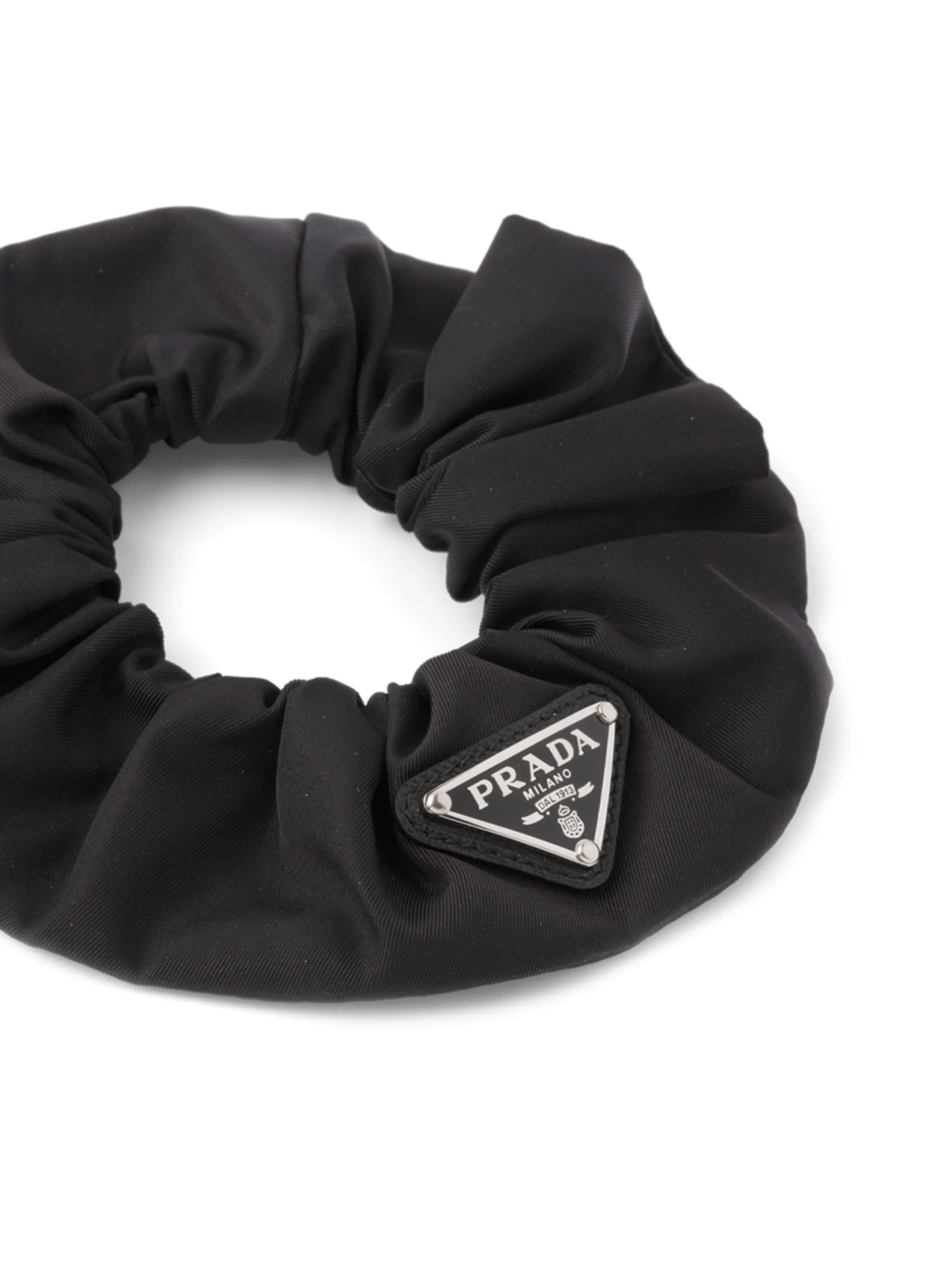 triangle-logo scrunchie