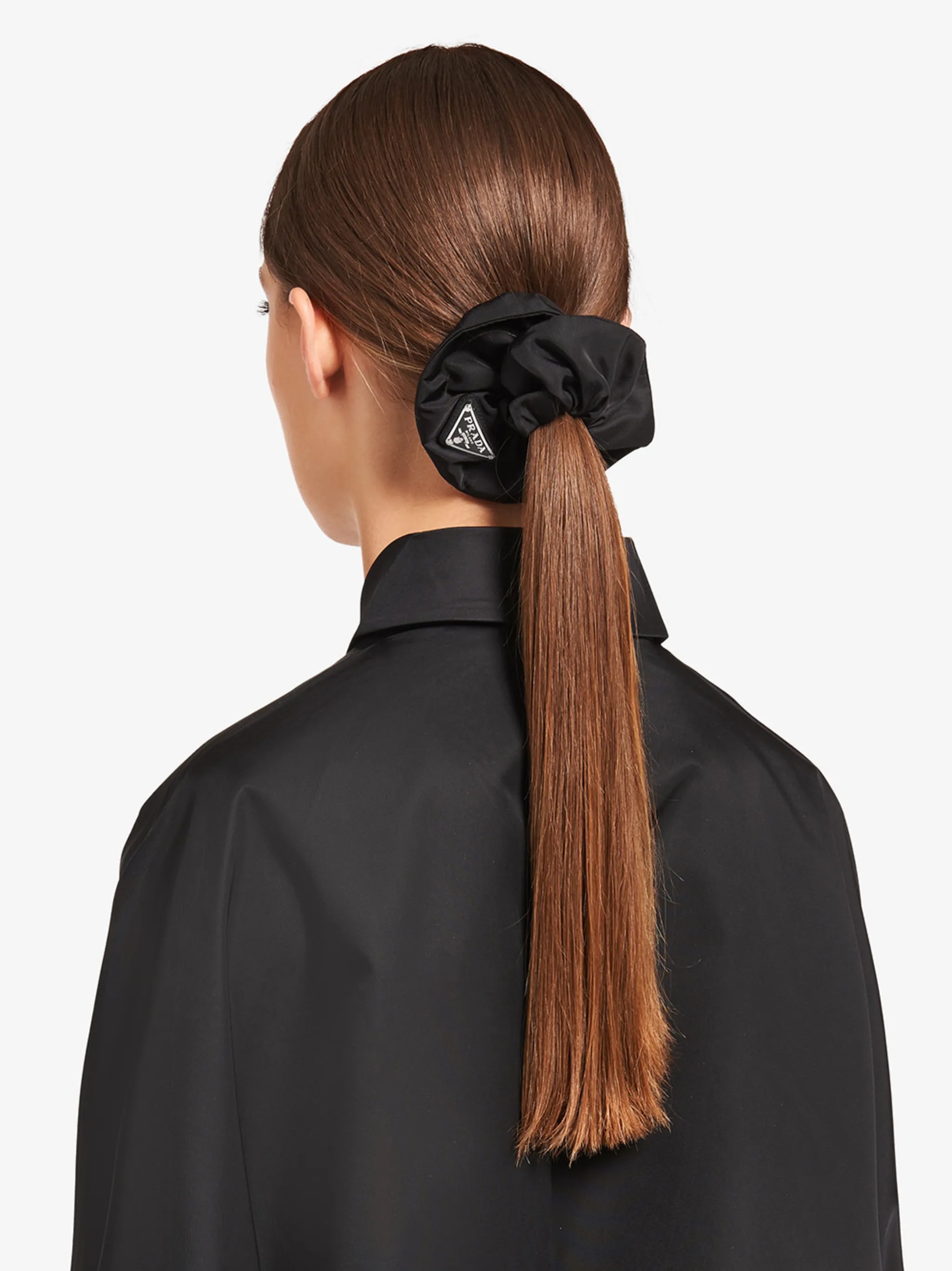 triangle-logo scrunchie