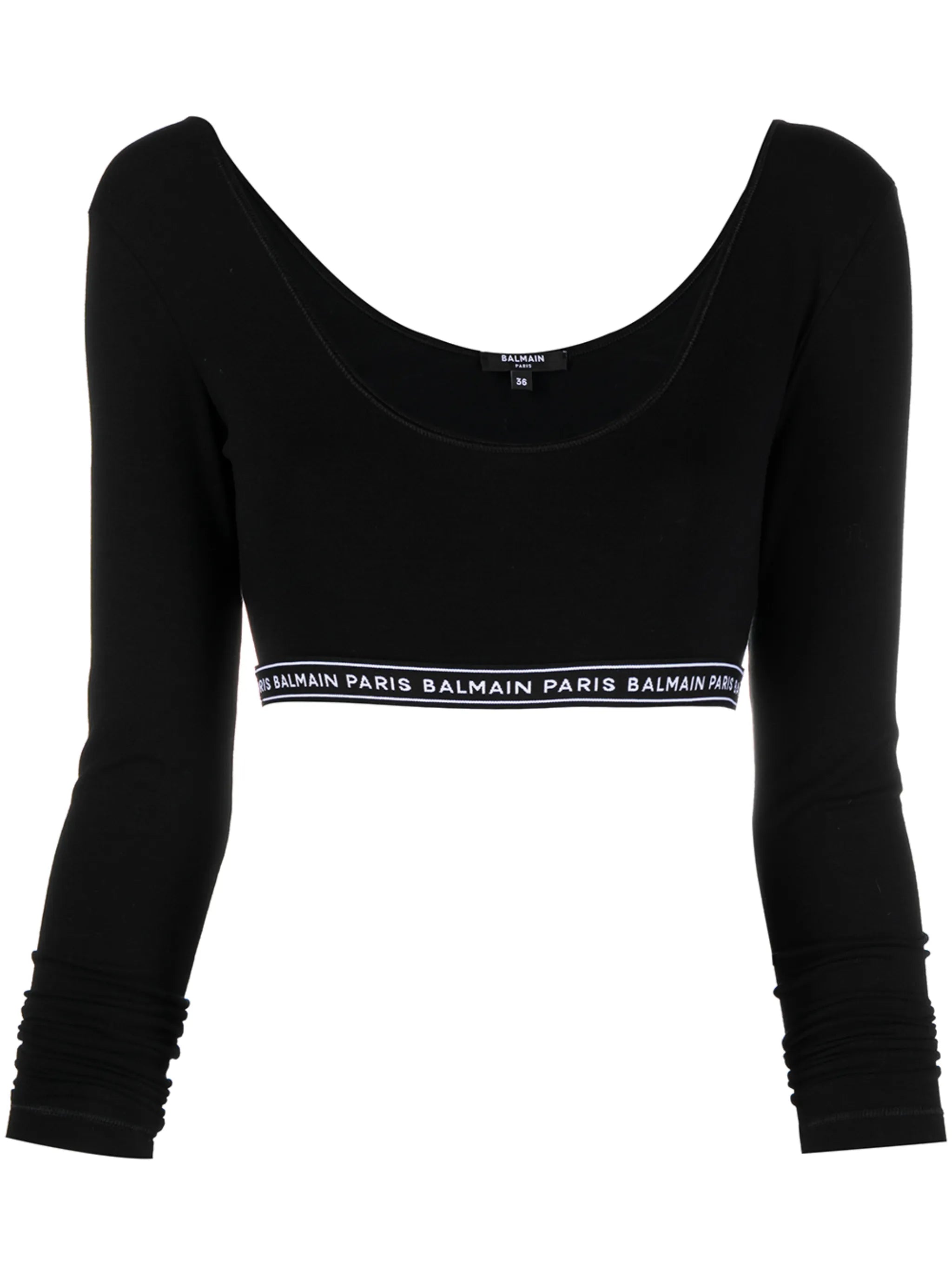 logo trim cropped top