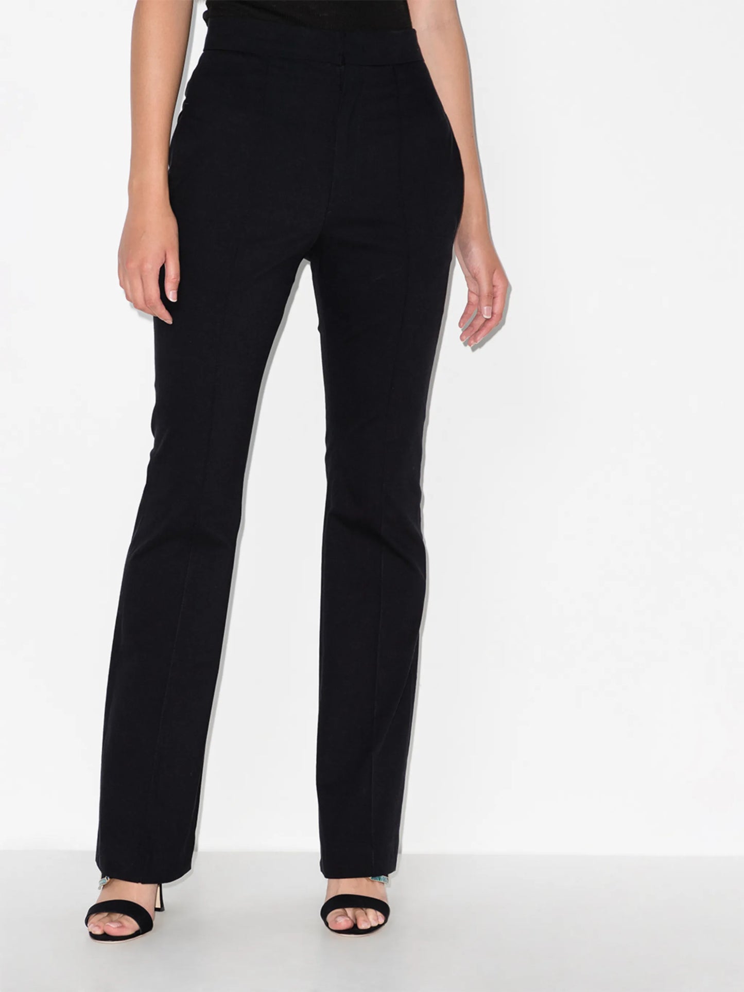 Liveliyo flared high-waisted trousers