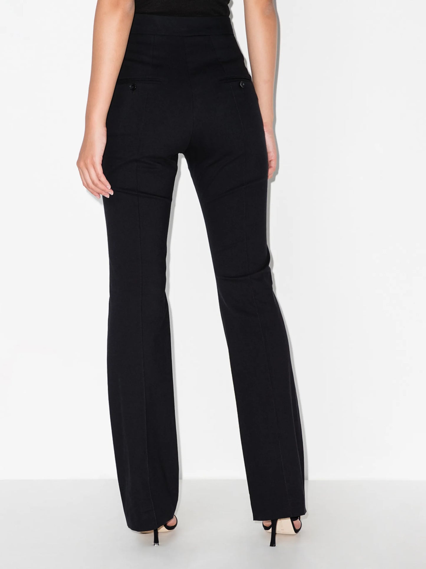 Liveliyo flared high-waisted trousers