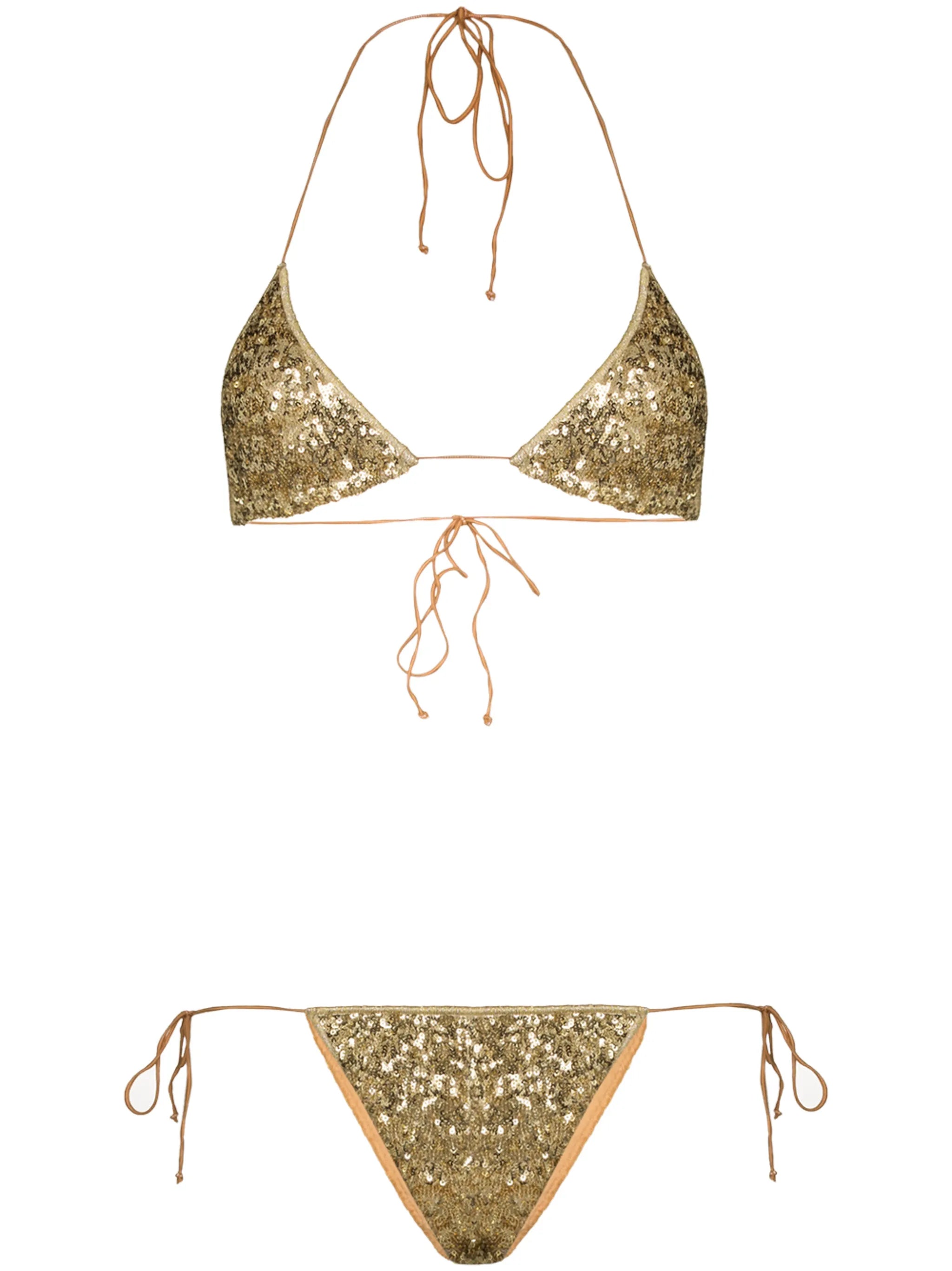 sequinned microkini set