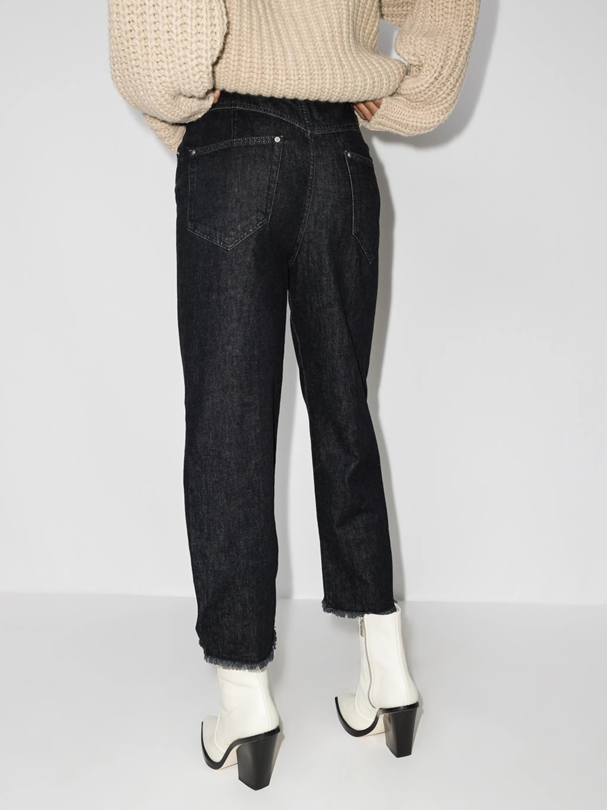 Dilalu wide-leg cropped jeans