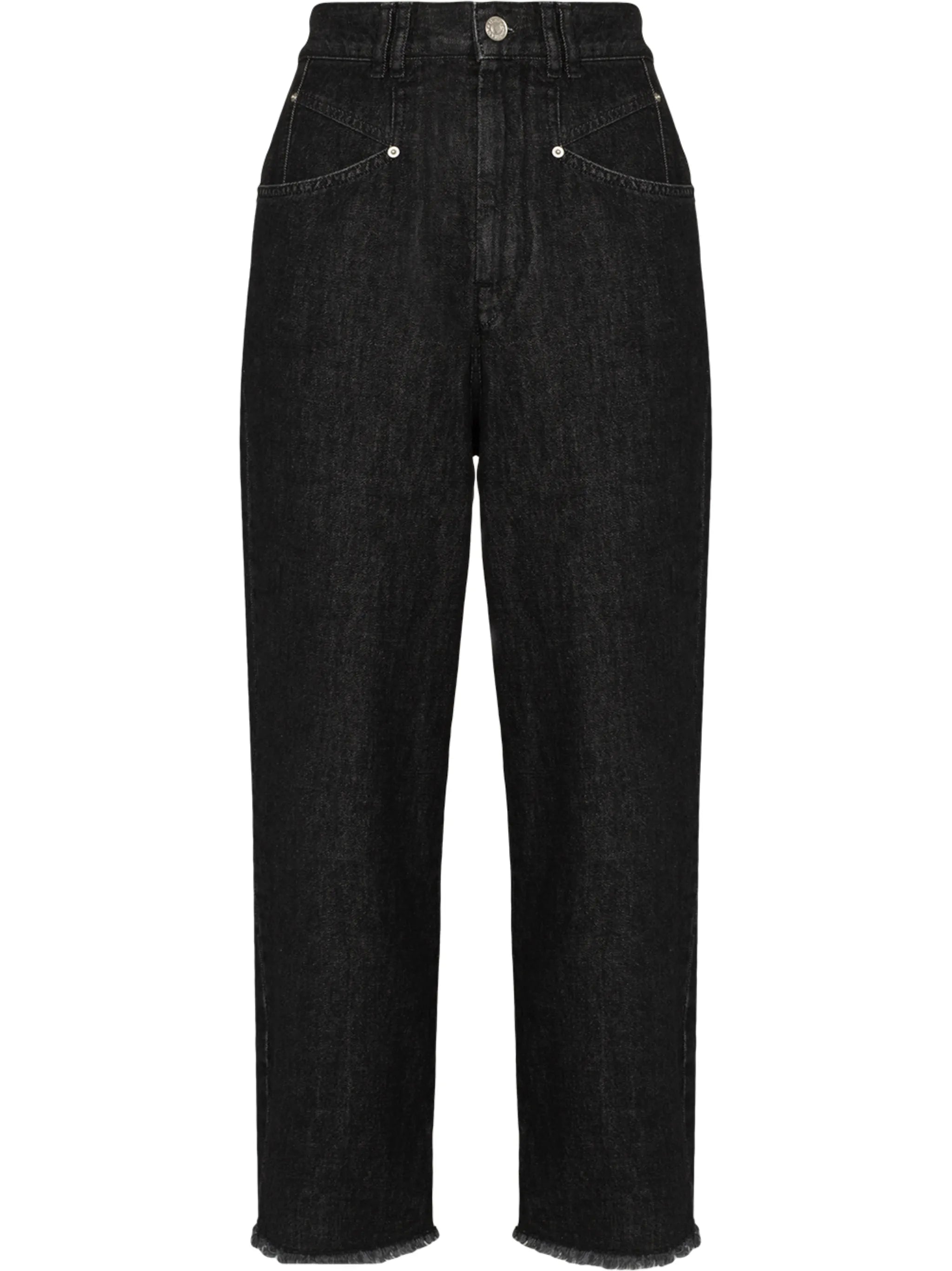 Dilalu wide-leg cropped jeans