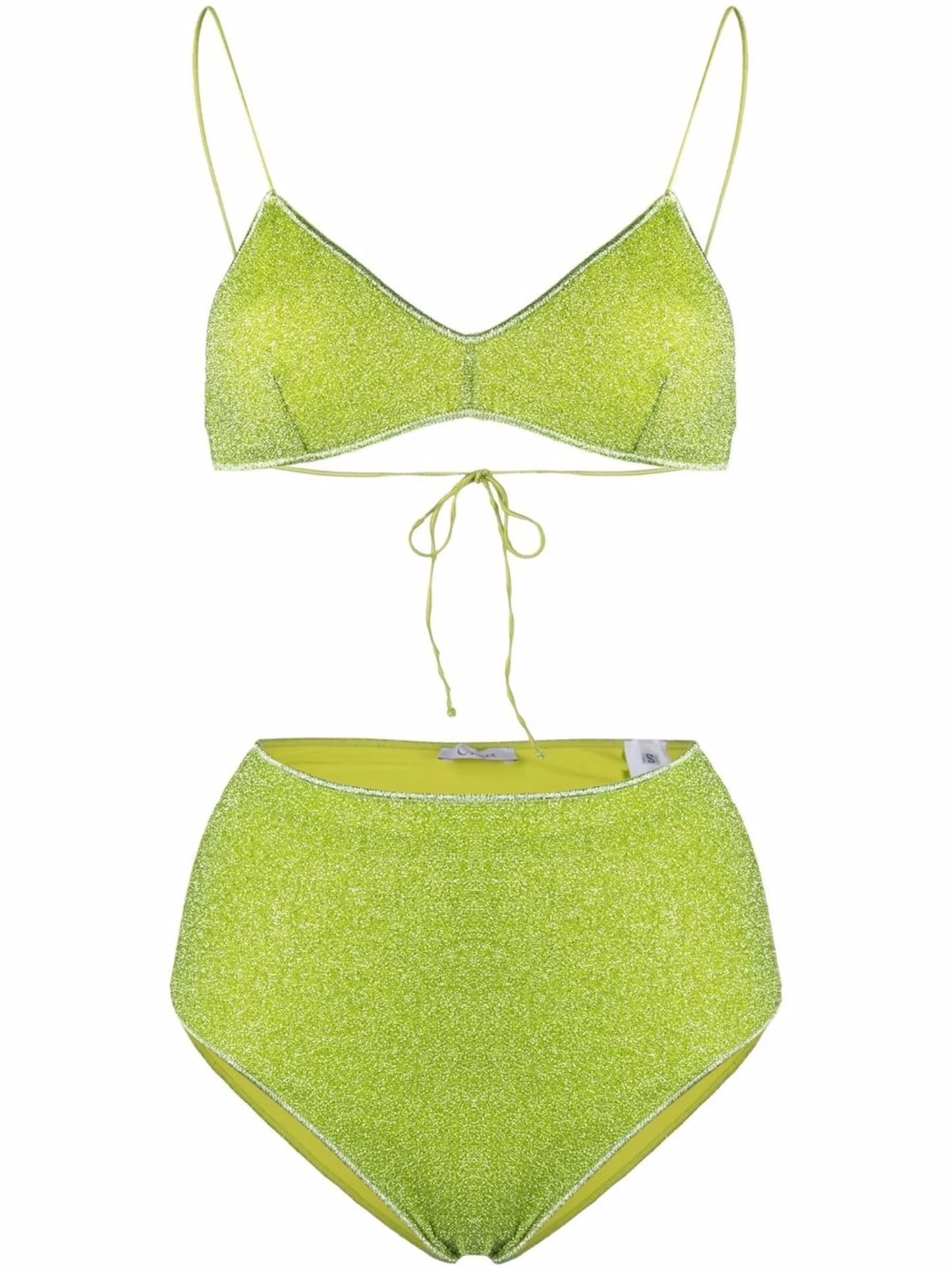 Lumiere high waisted bikini set