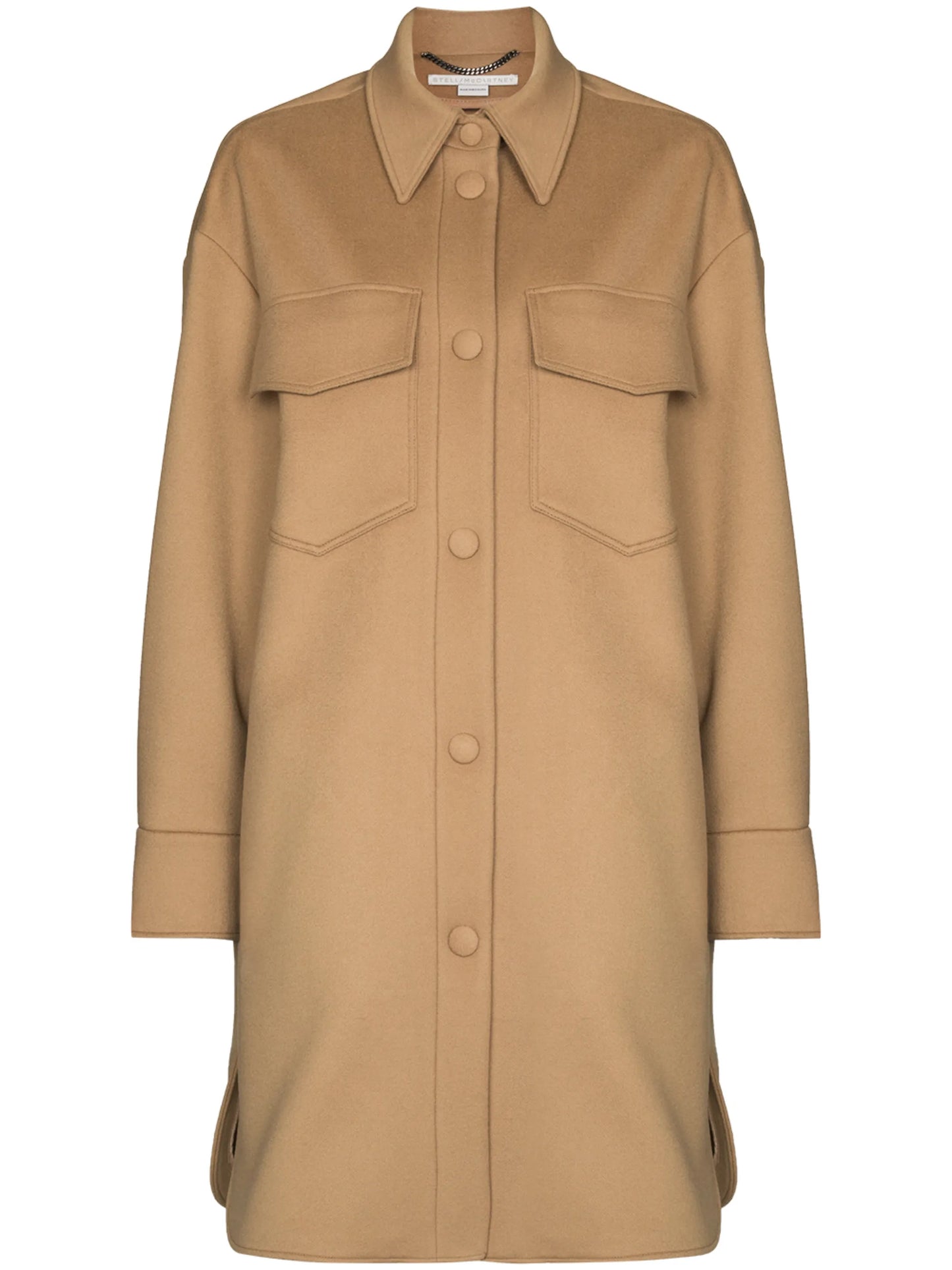 Kerry button-up wool coat
