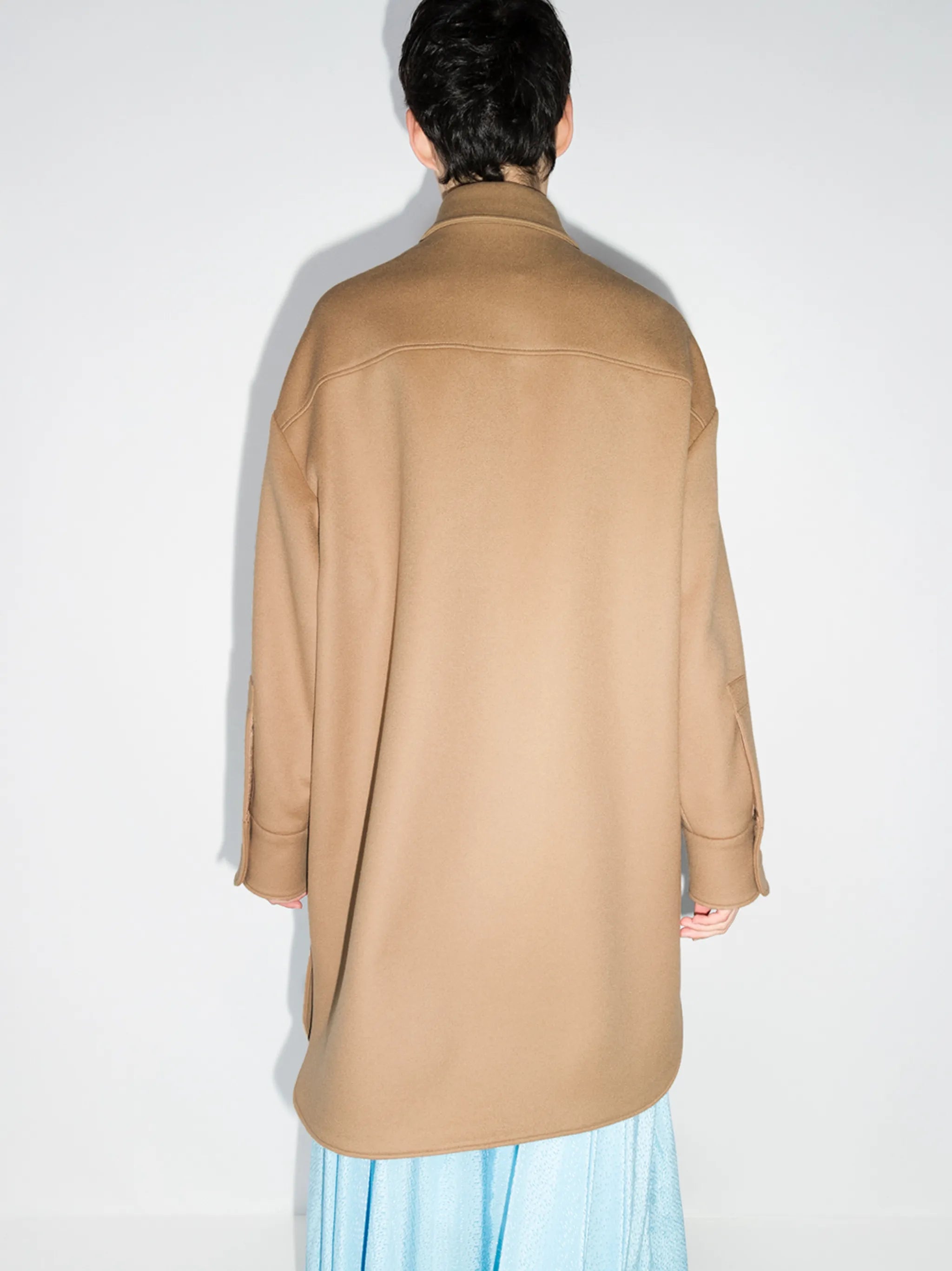 Kerry button-up wool coat