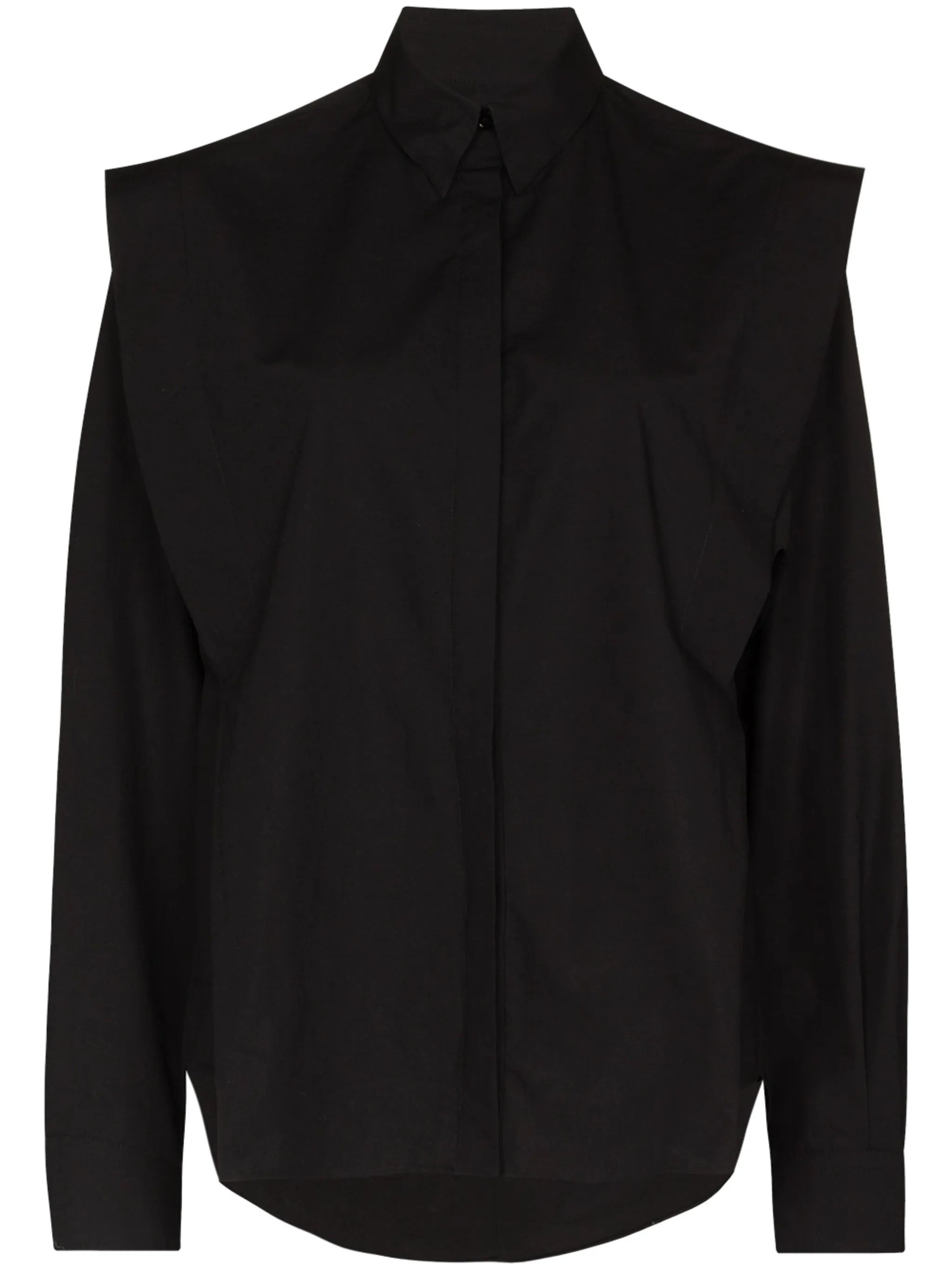 Ralki exaggerated shoulder shirt