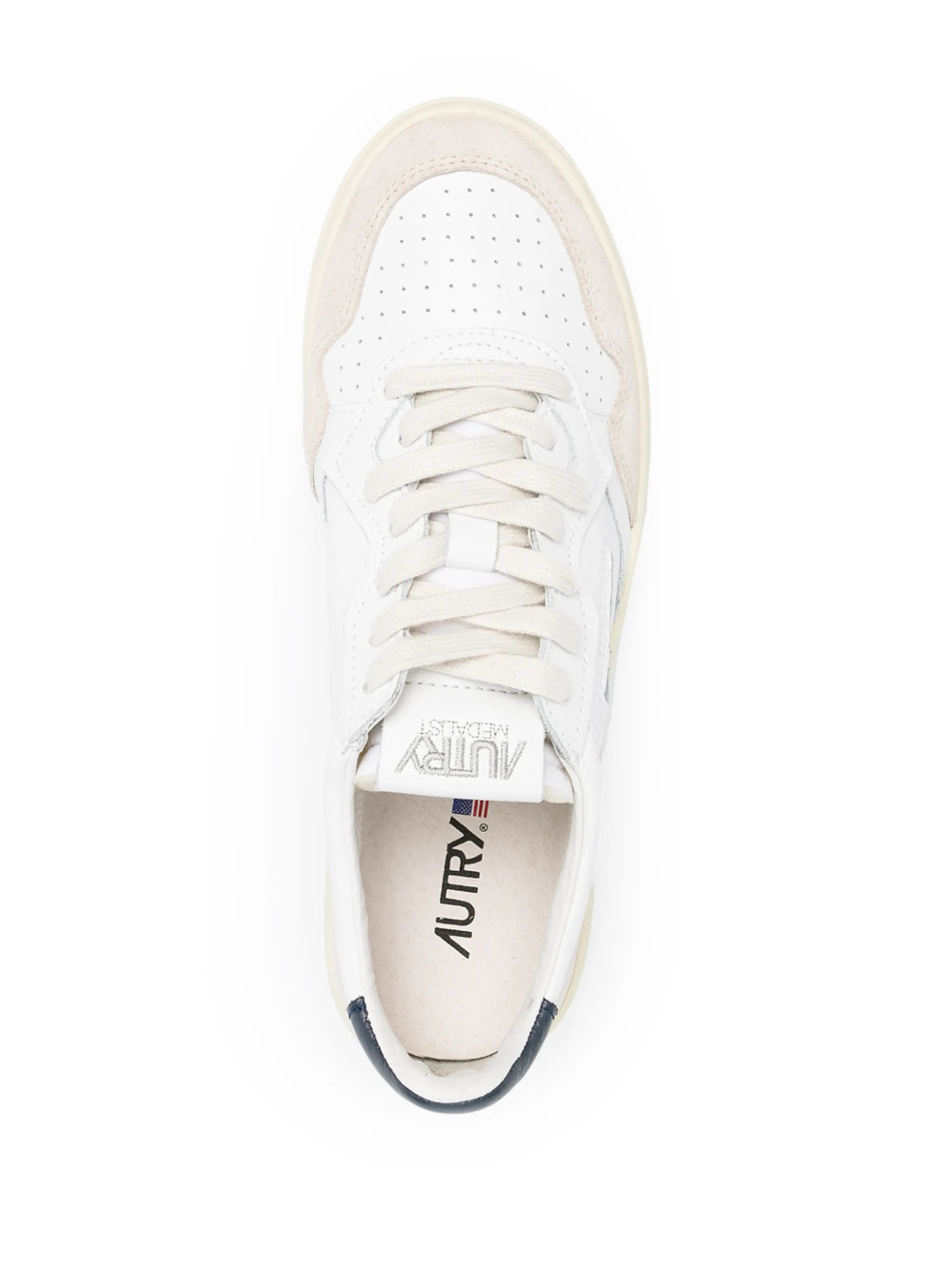 Medalist suede-panel sneakers