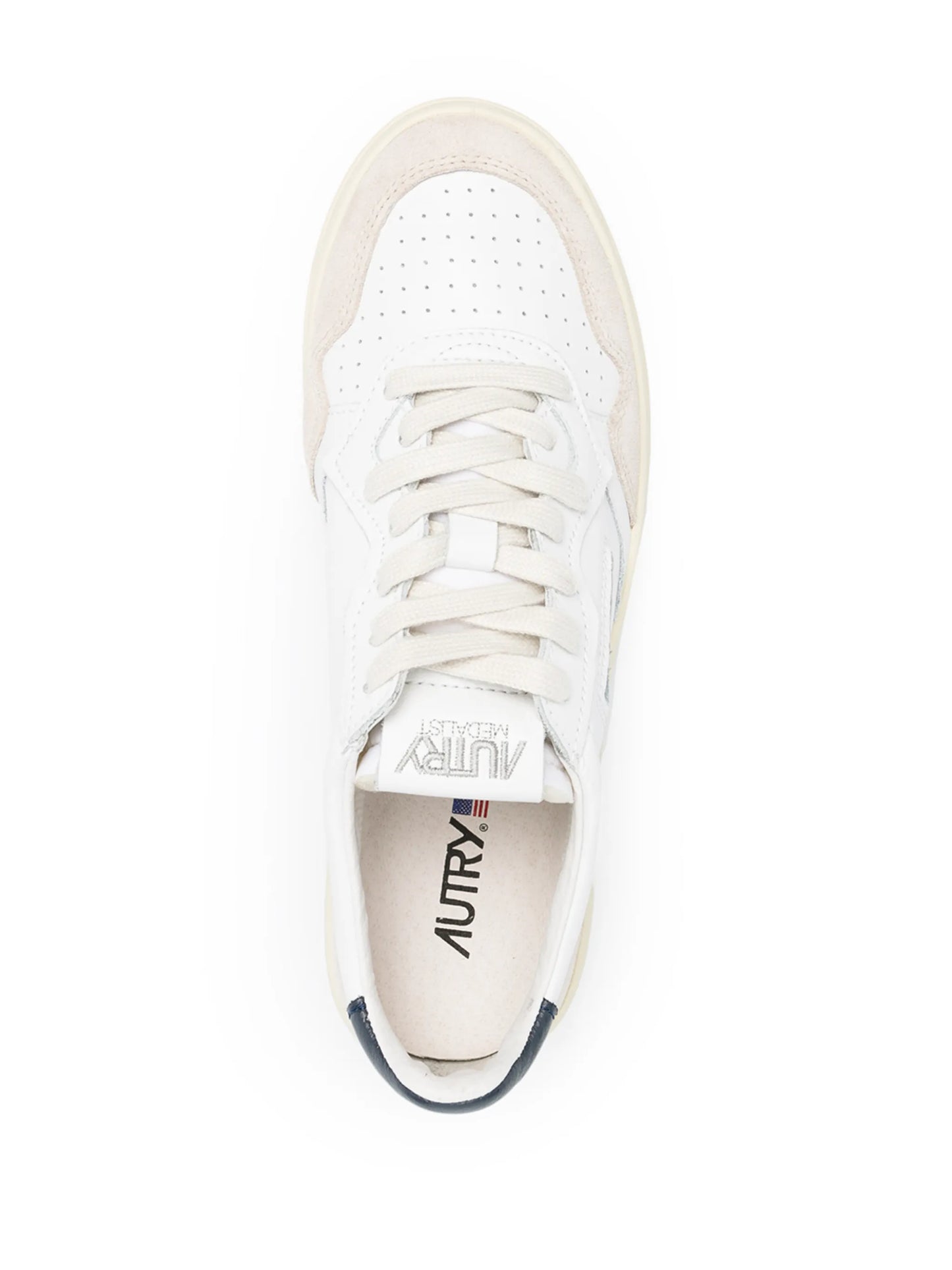 Medalist suede-panel sneakers