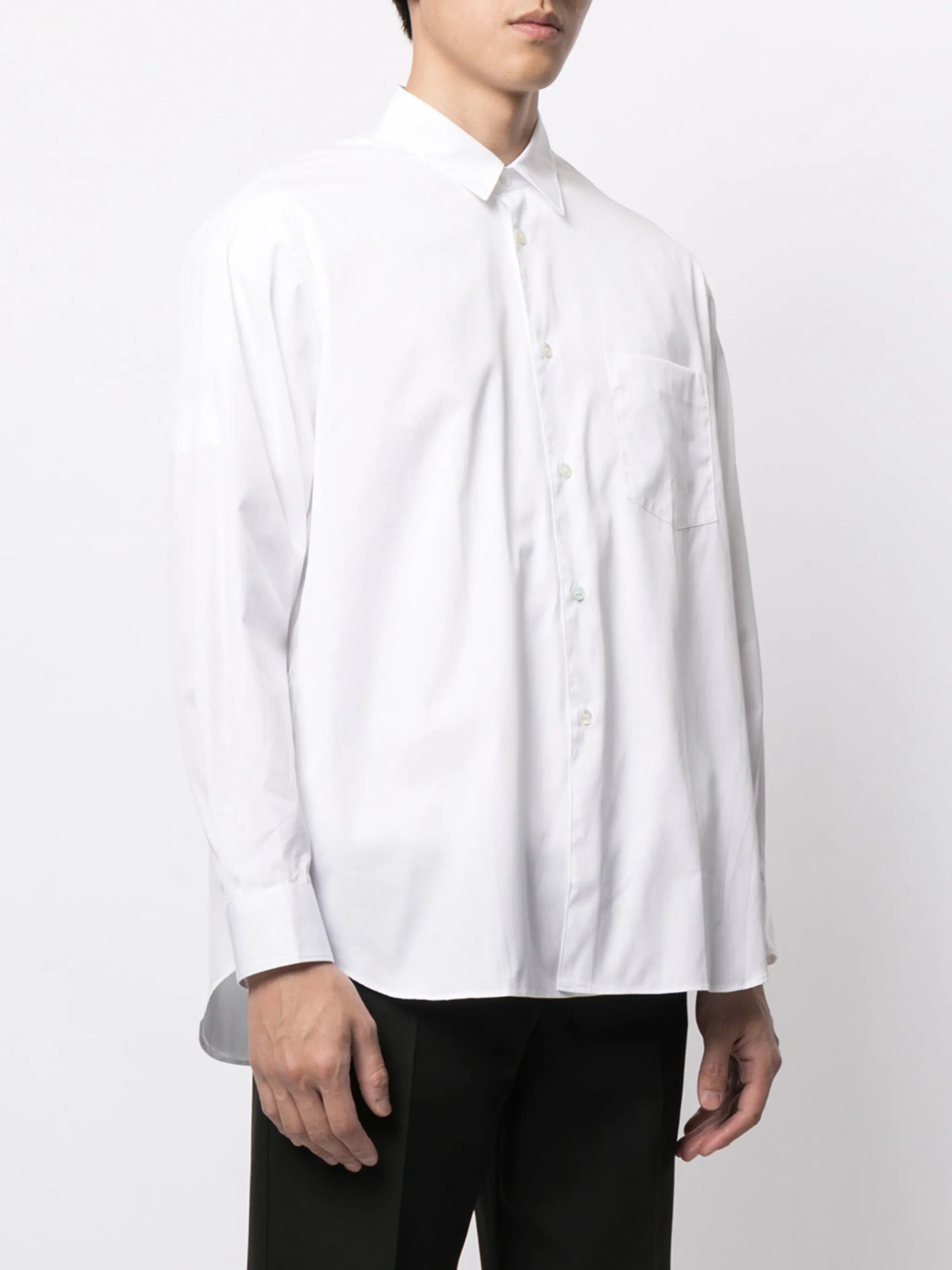 long-sleeve cotton shirt