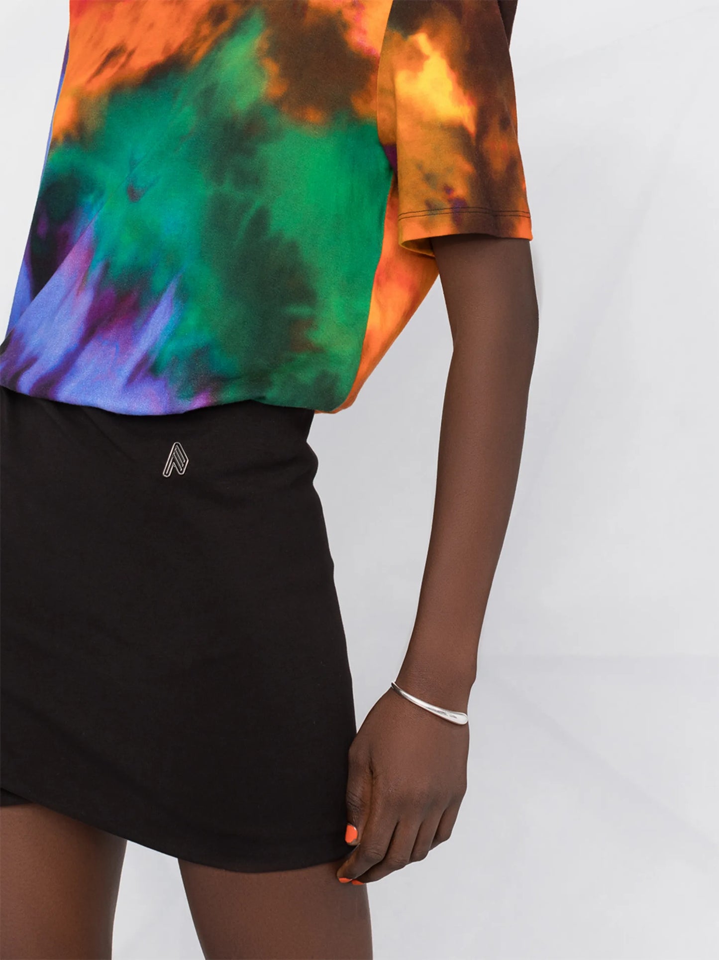 Ezra draped mini skirt