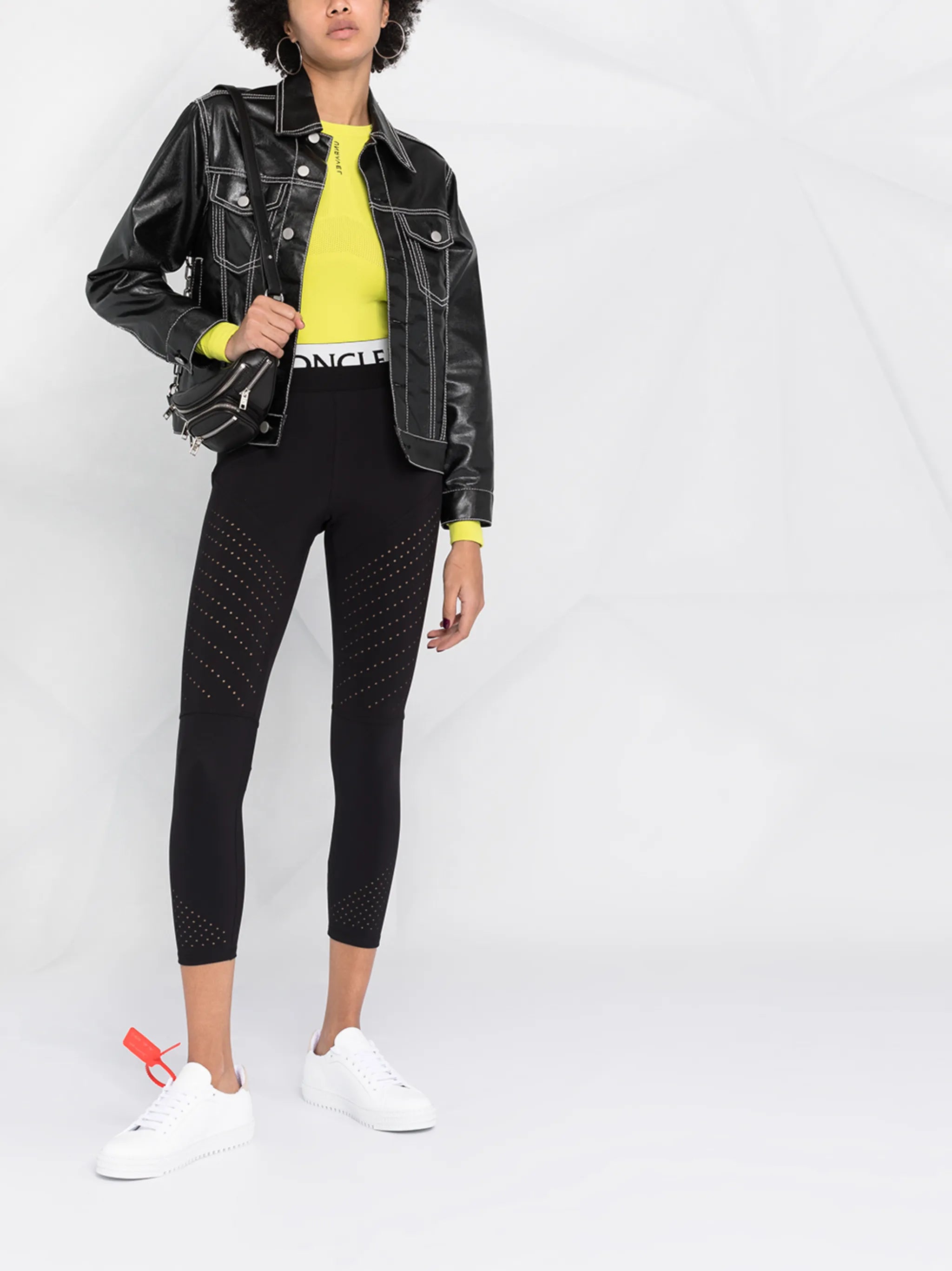 logo waistband leggings