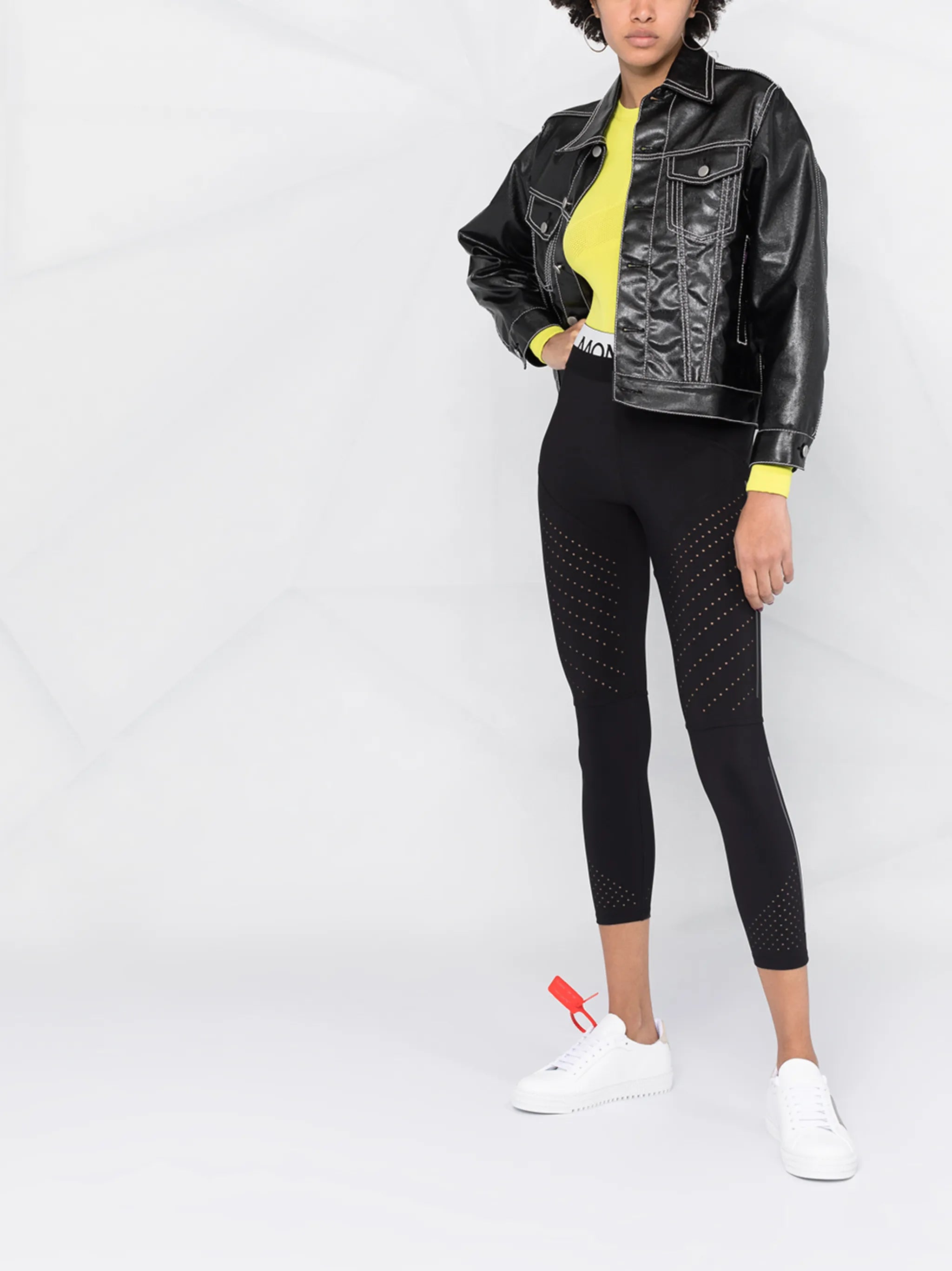logo waistband leggings