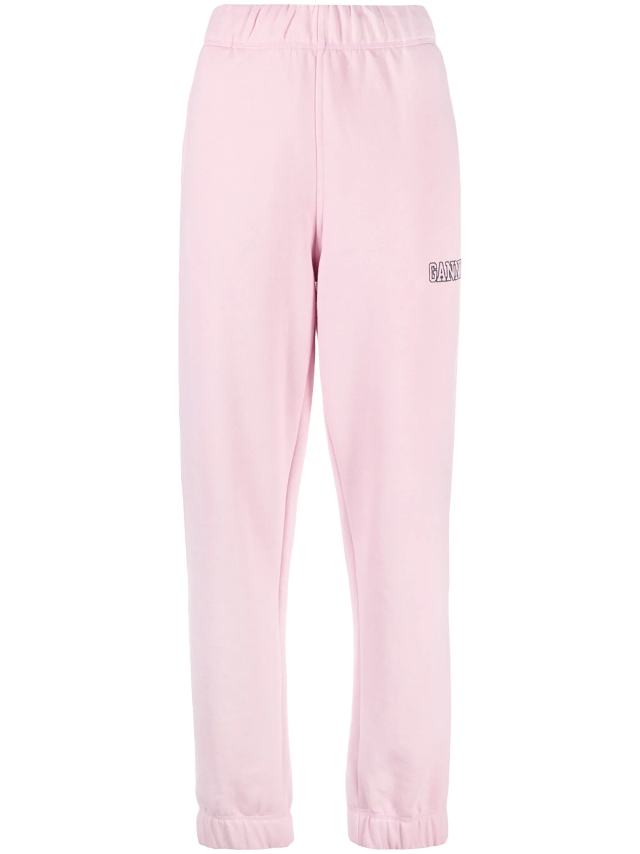logo-embroidered tapered track pants