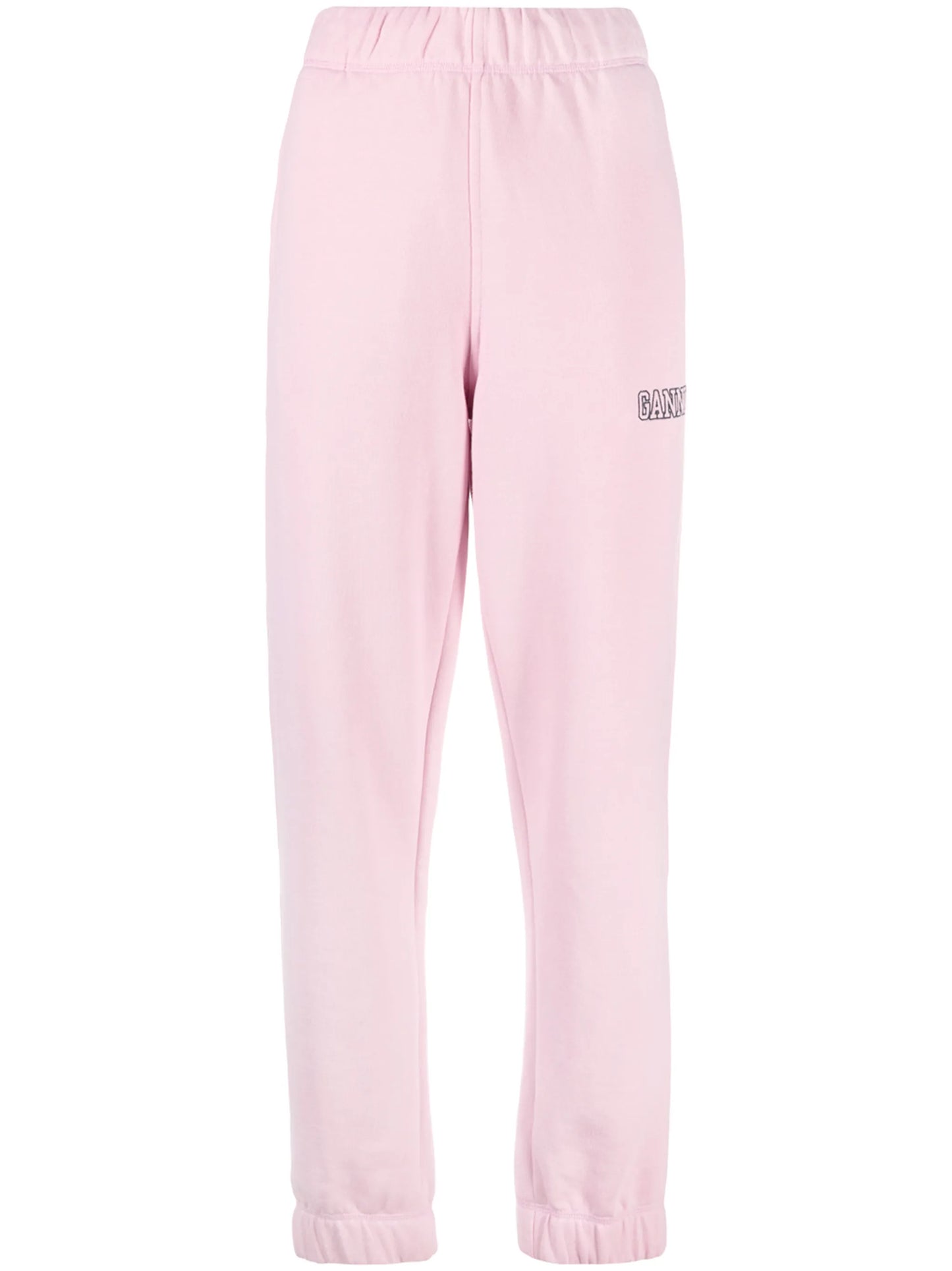 logo-embroidered tapered track pants