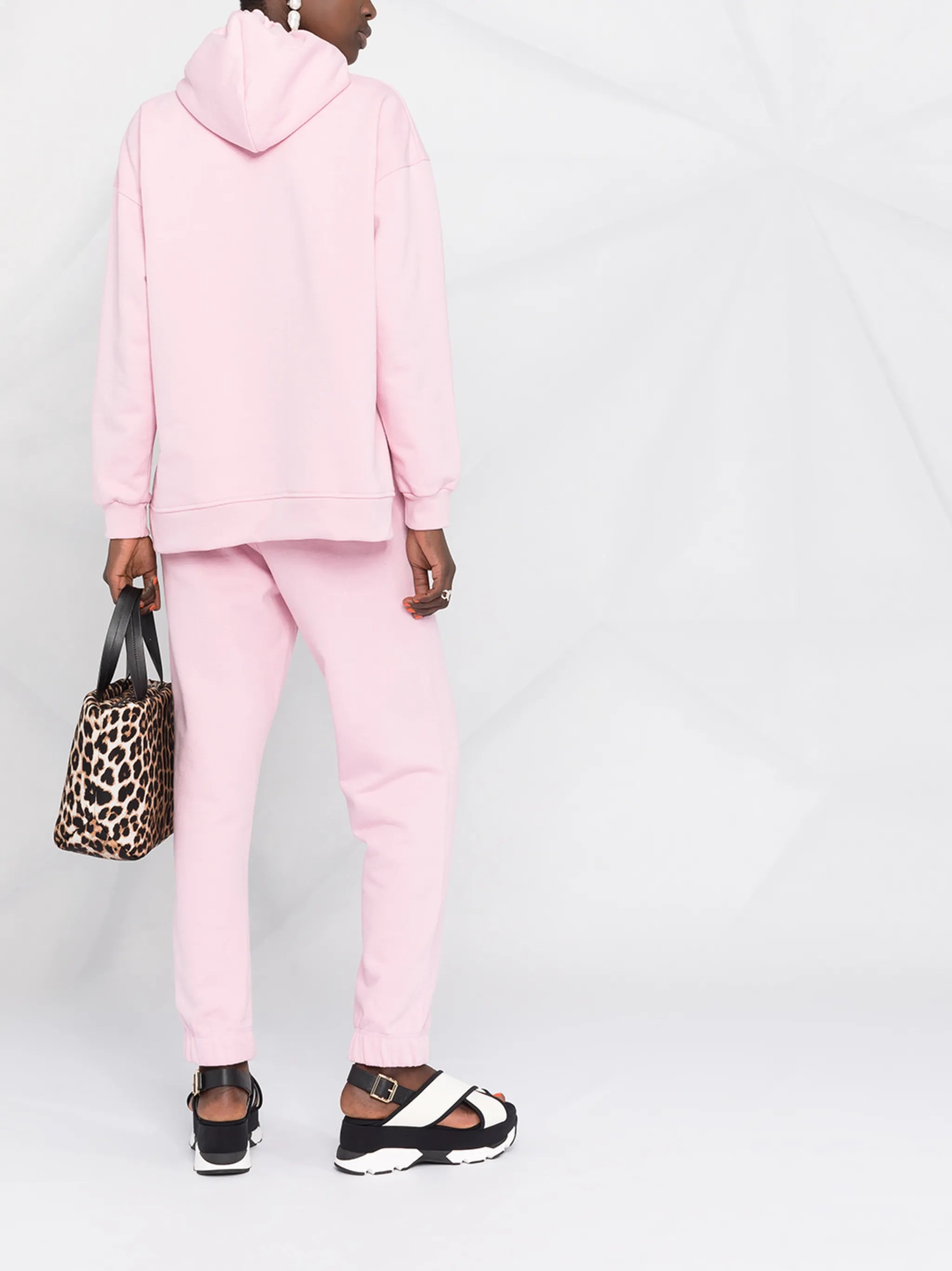 logo-embroidered tapered track pants
