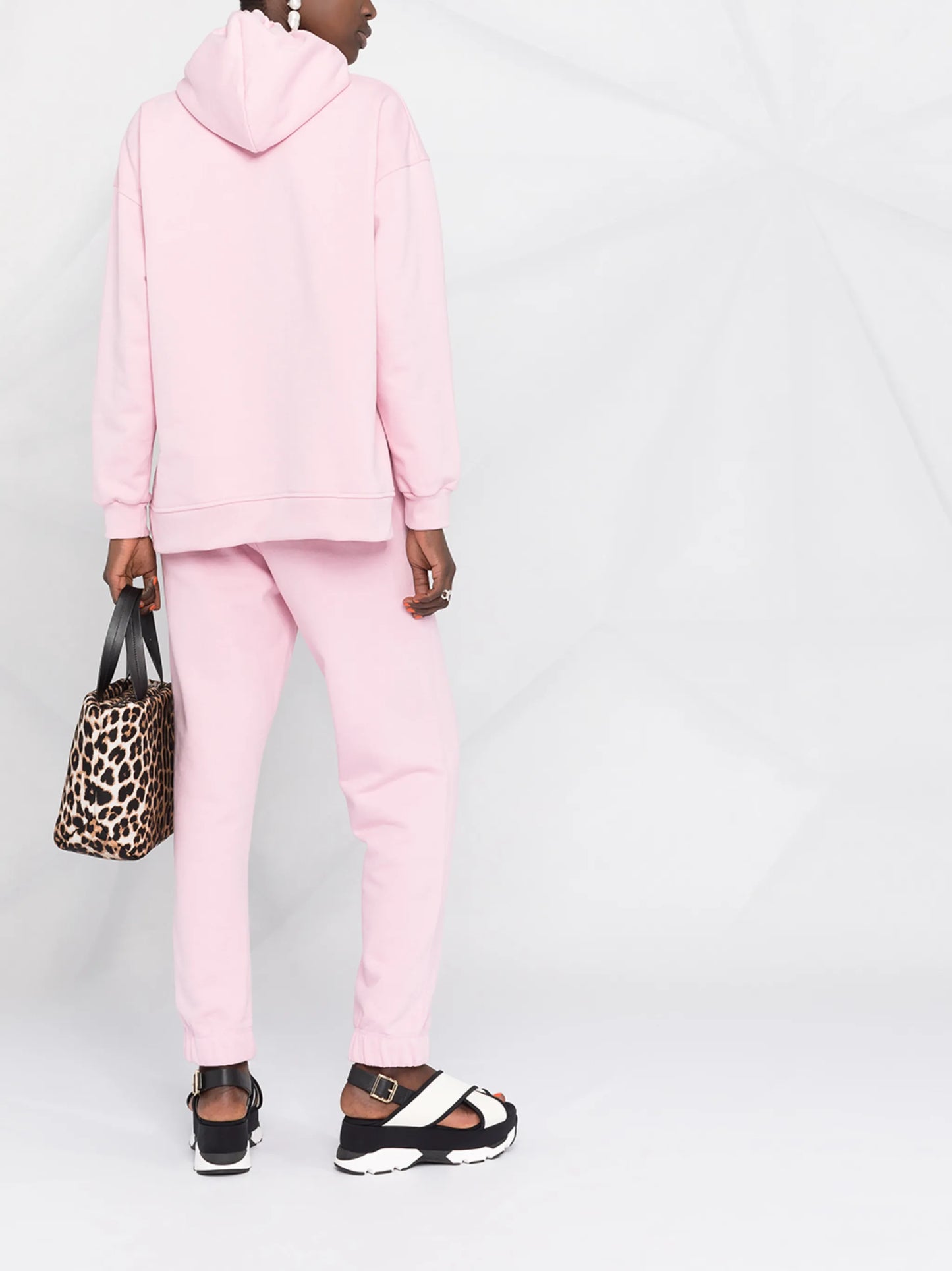 logo-embroidered tapered track pants