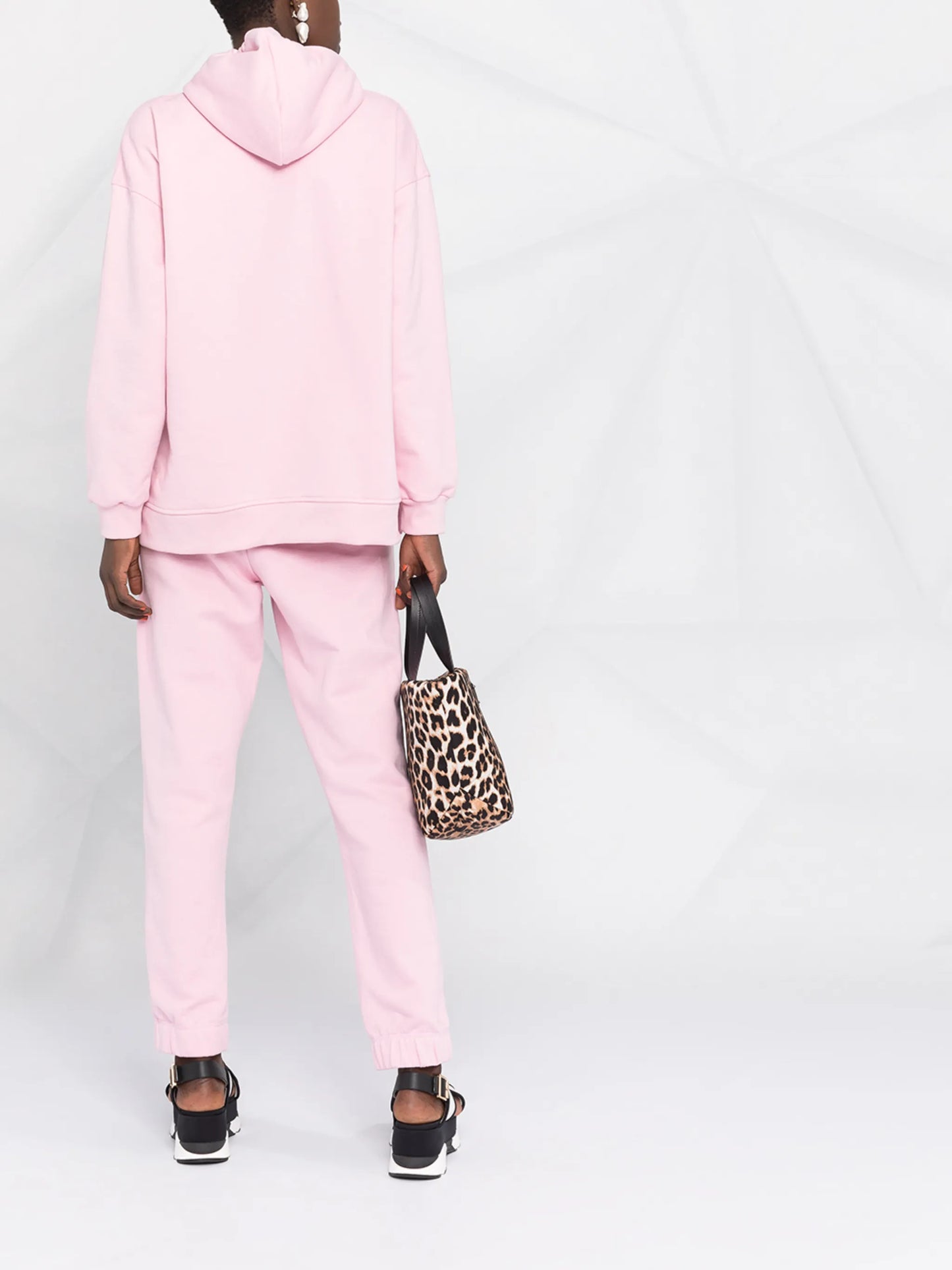 logo-embroidered long-sleeve hoodie