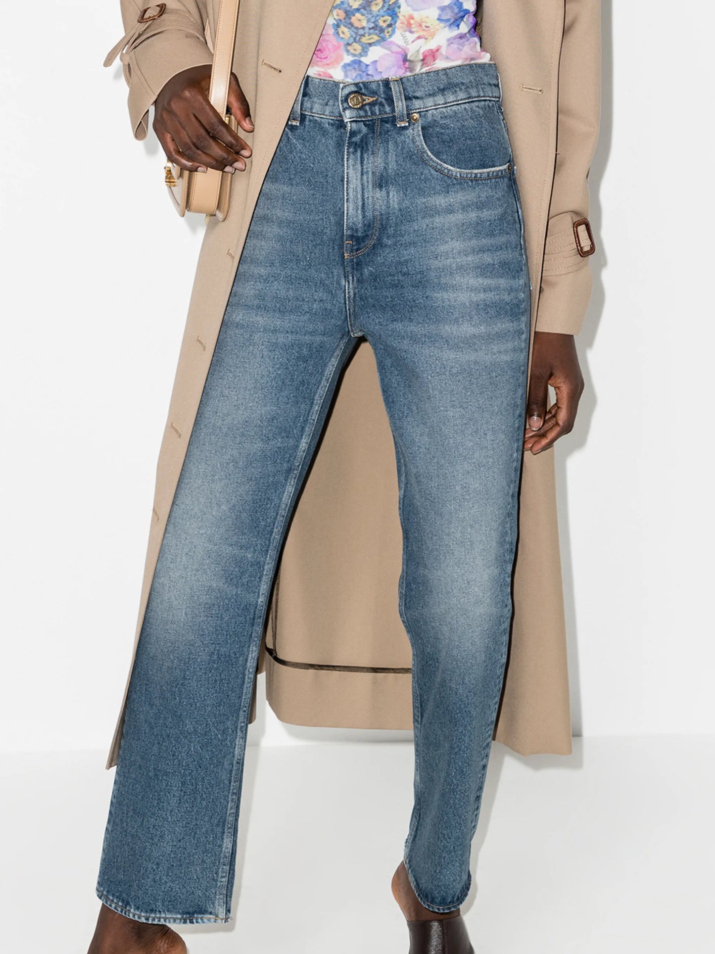 Deryn high-waisted flared jeans