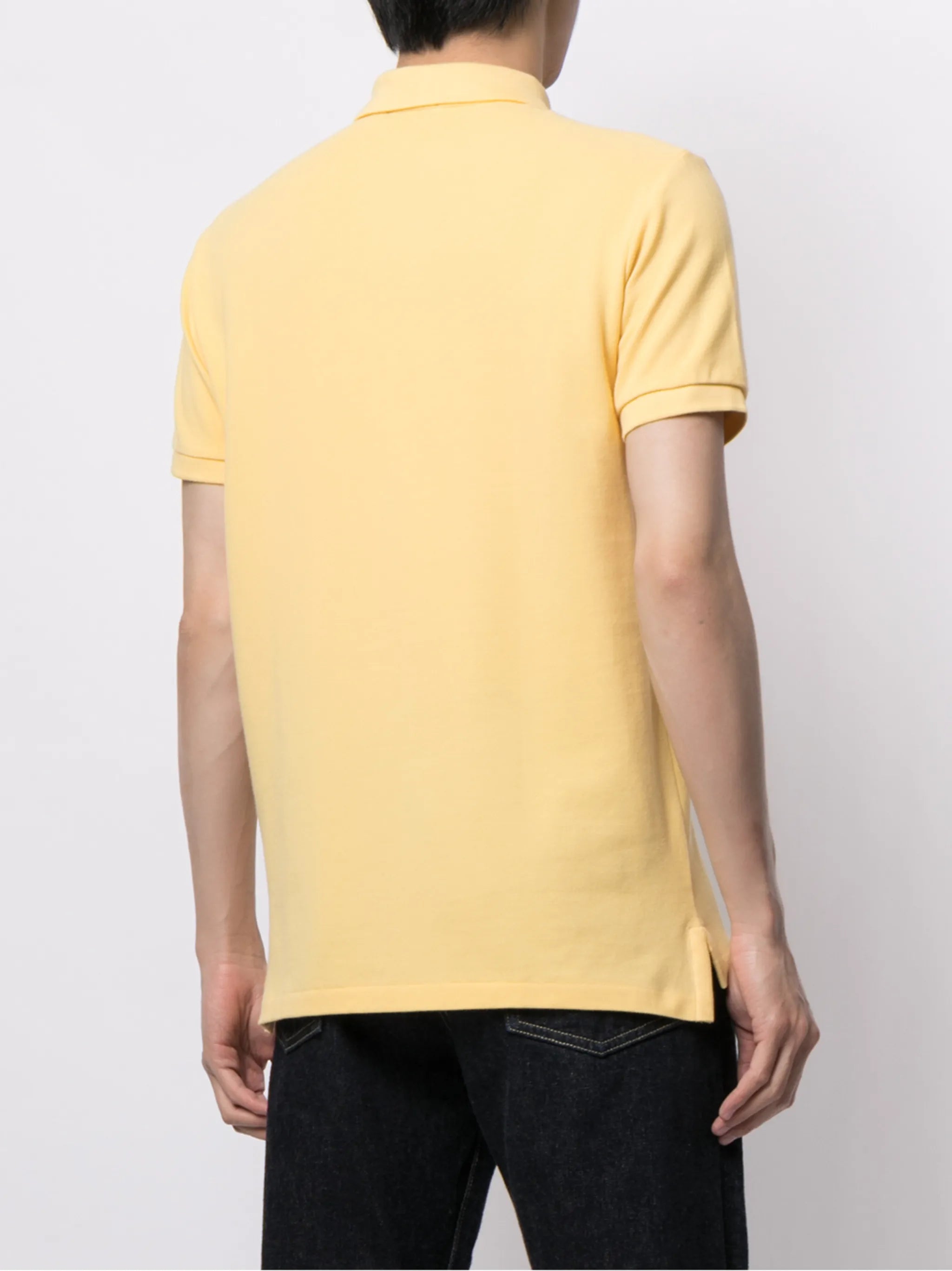 embroidered-design polo shirt