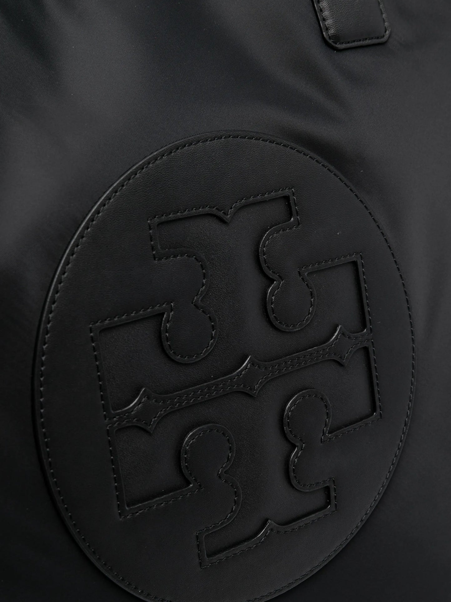 Ella logo-patch tote bag
