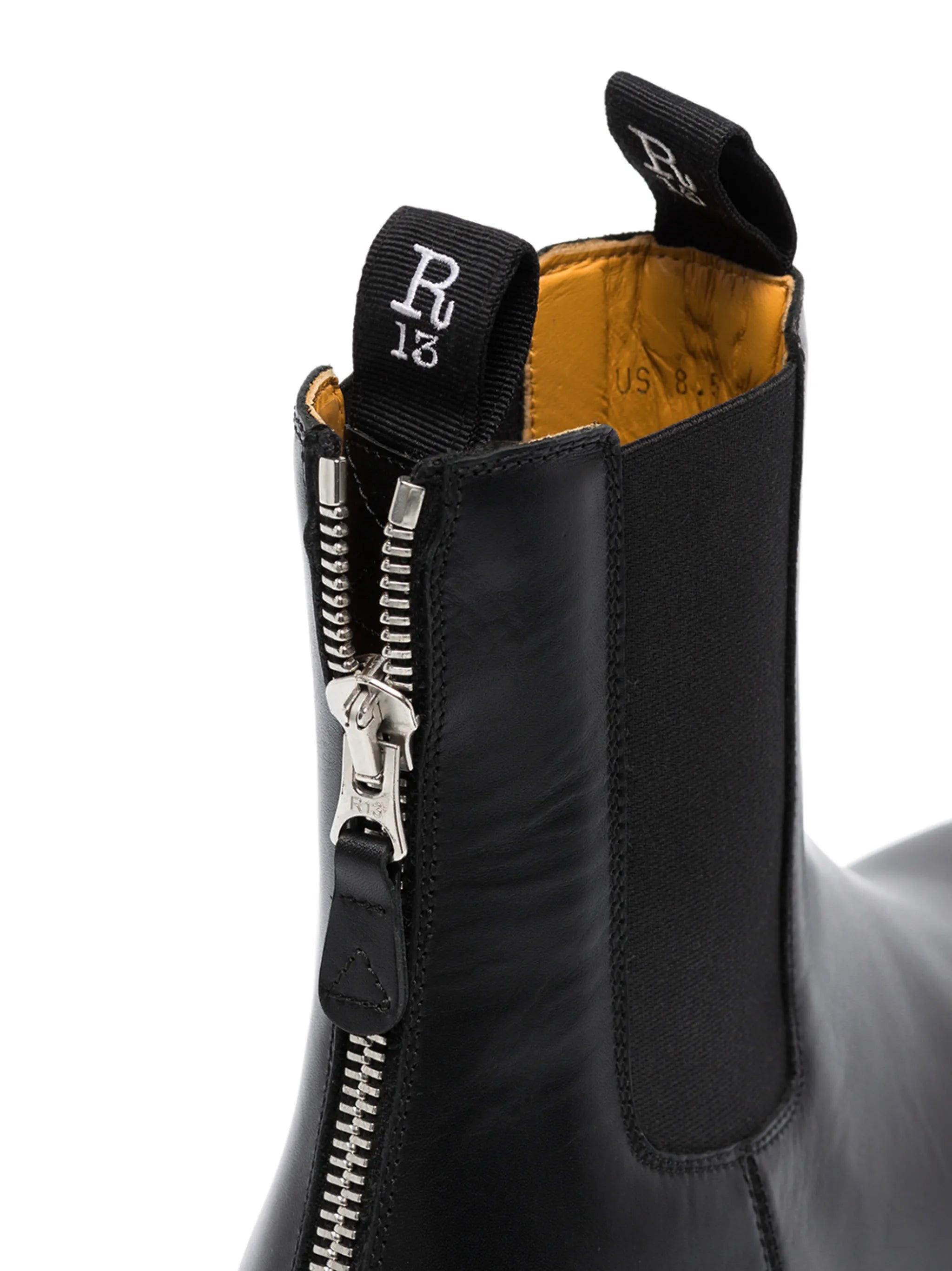 contrast-stitch Chelsea boots