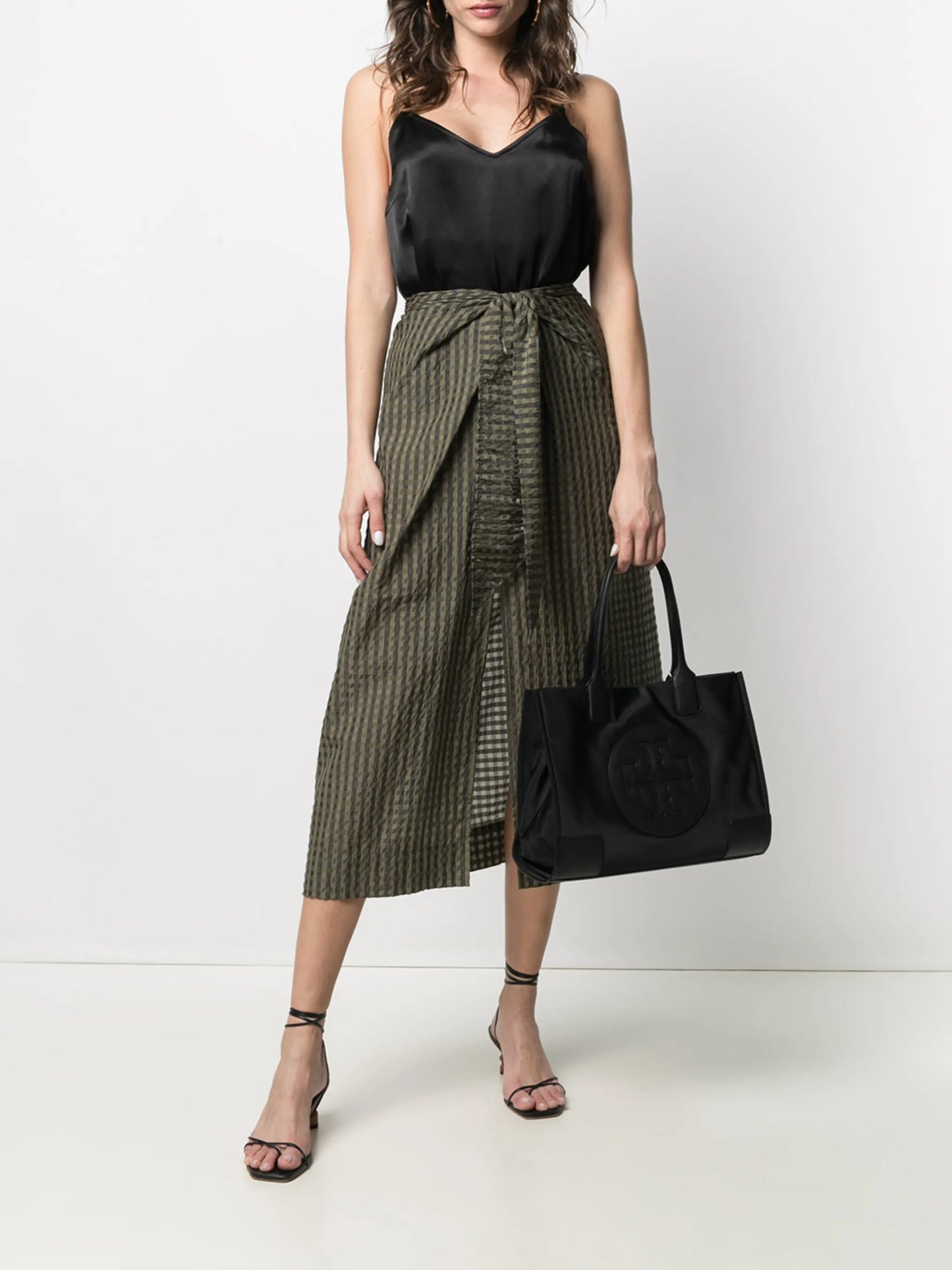 logo-print tote bag