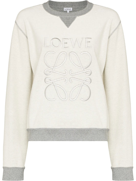 Anagram crew-neck jumper