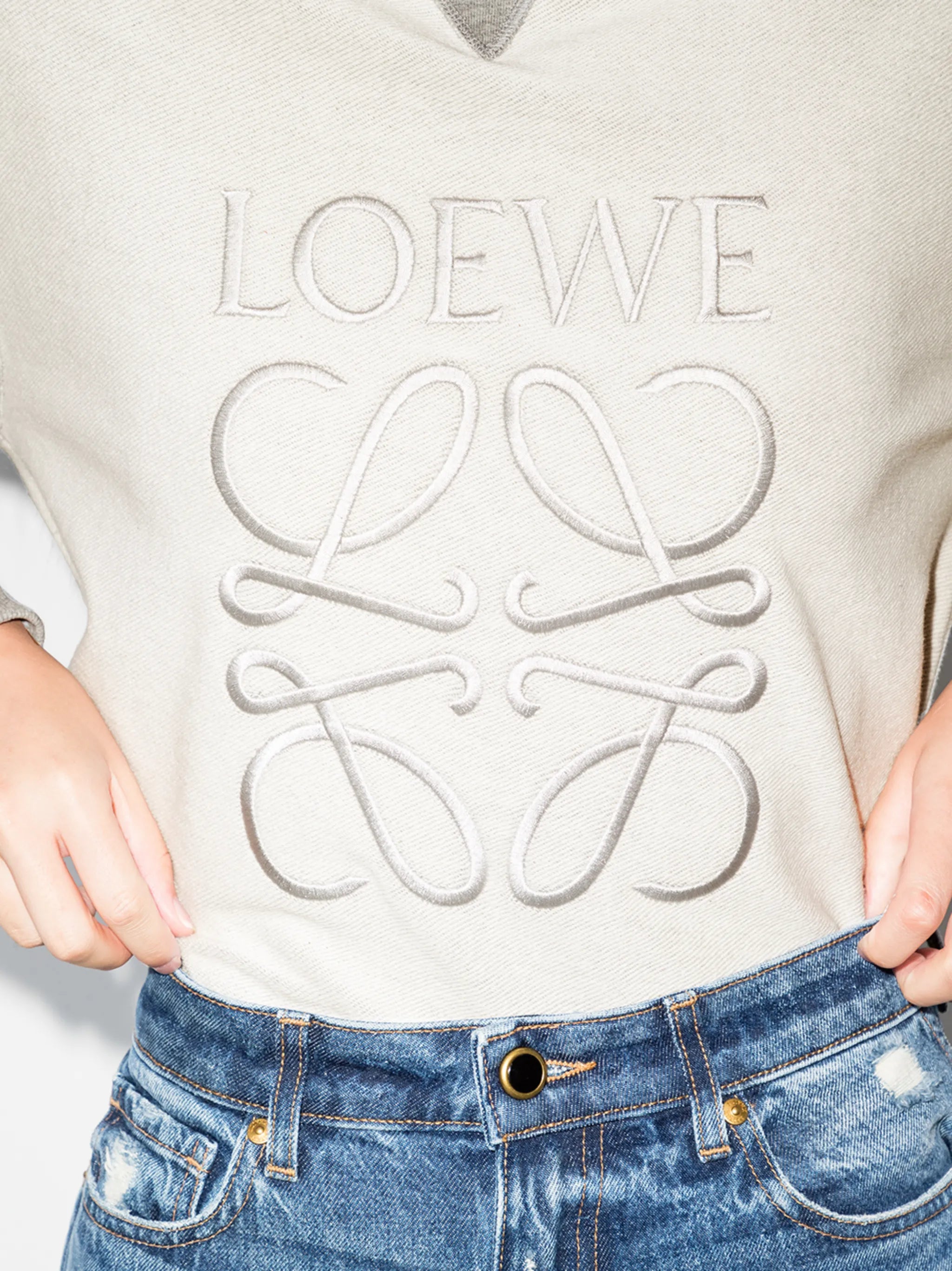 Anagram crew-neck jumper