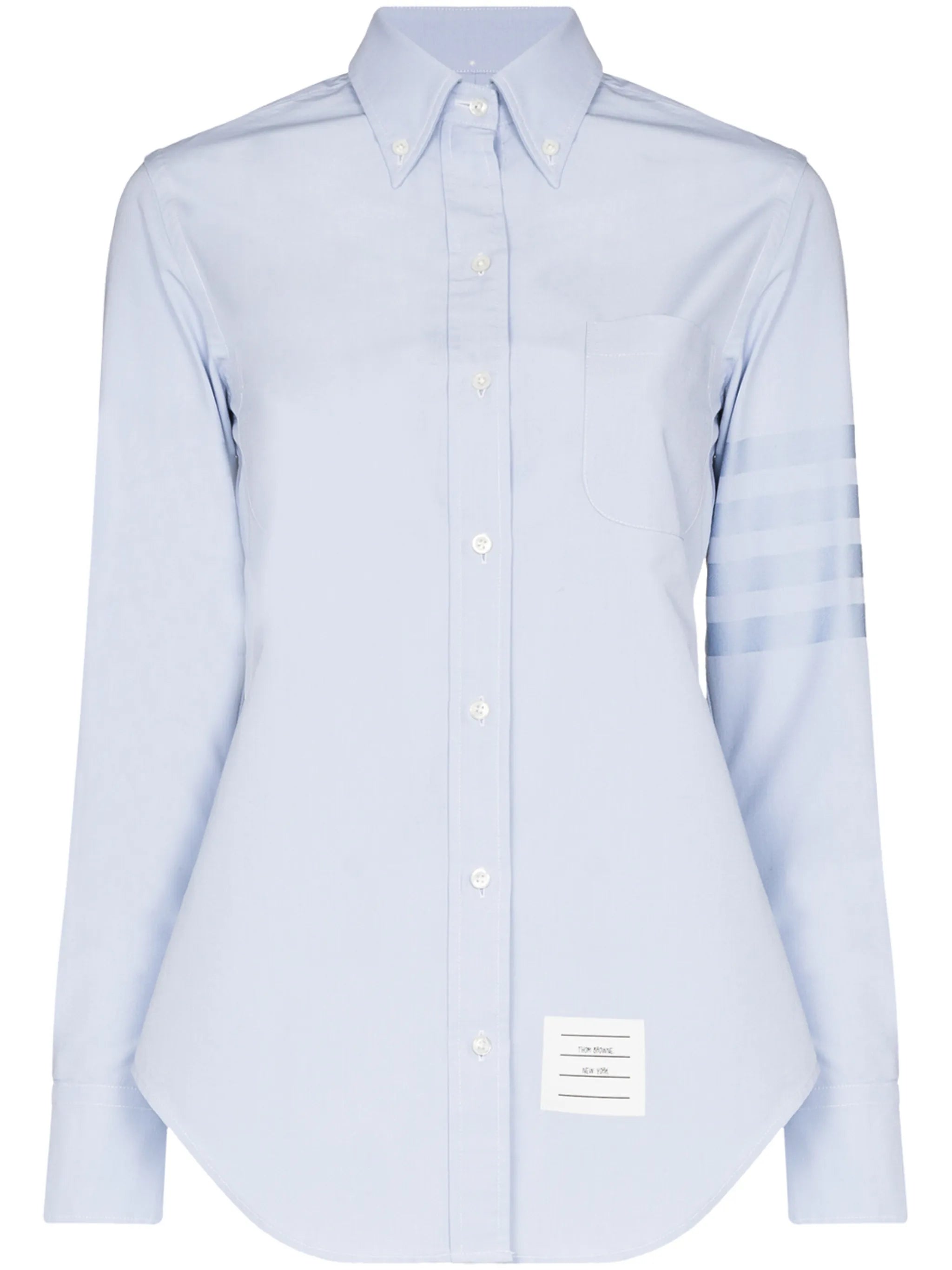 logo patch buttoned shirt