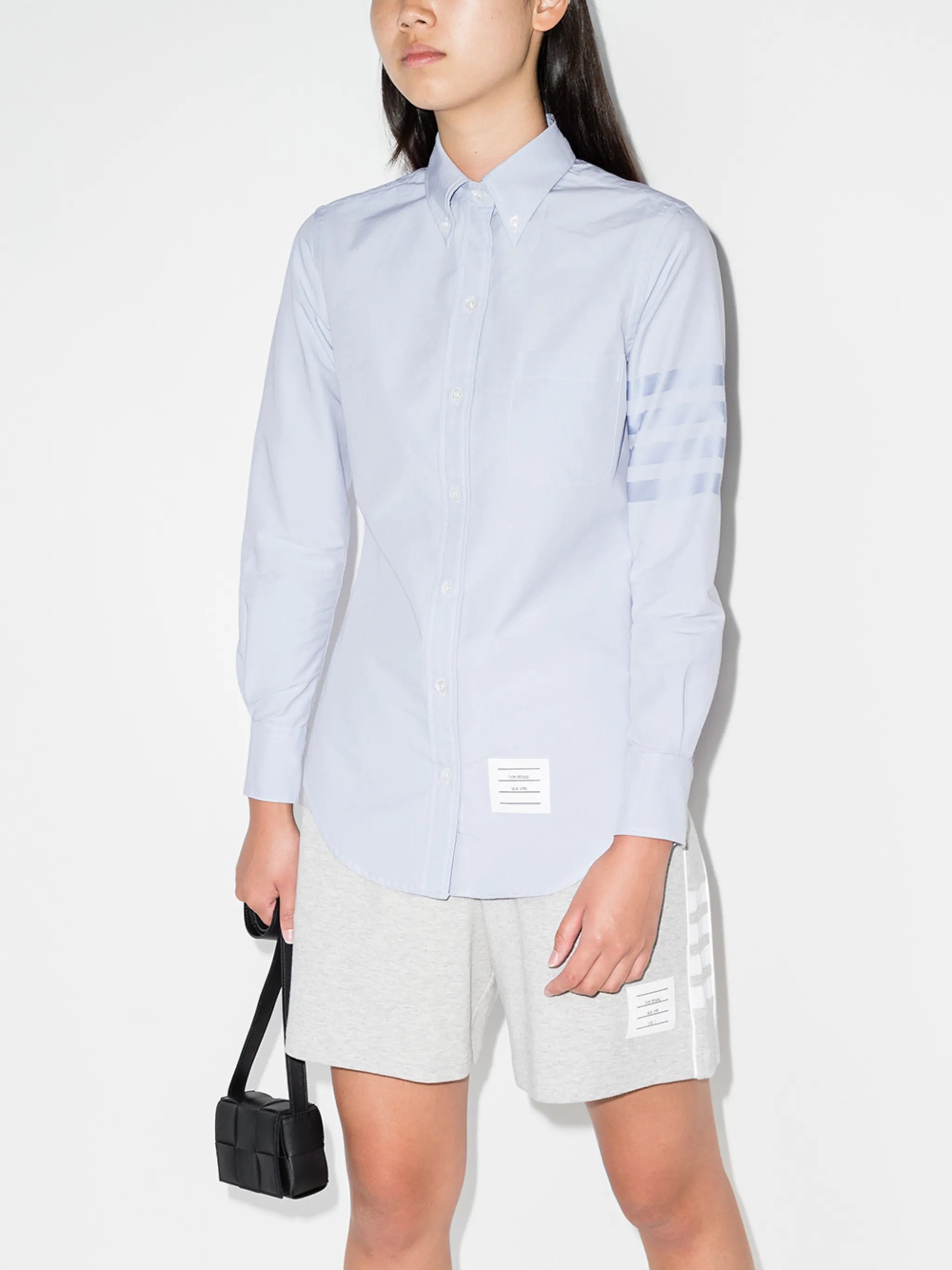 logo patch buttoned shirt