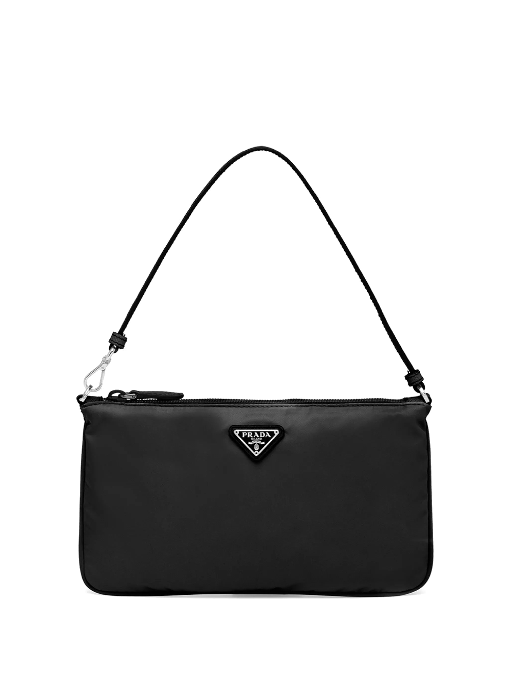 triangle-logo shoulder bag