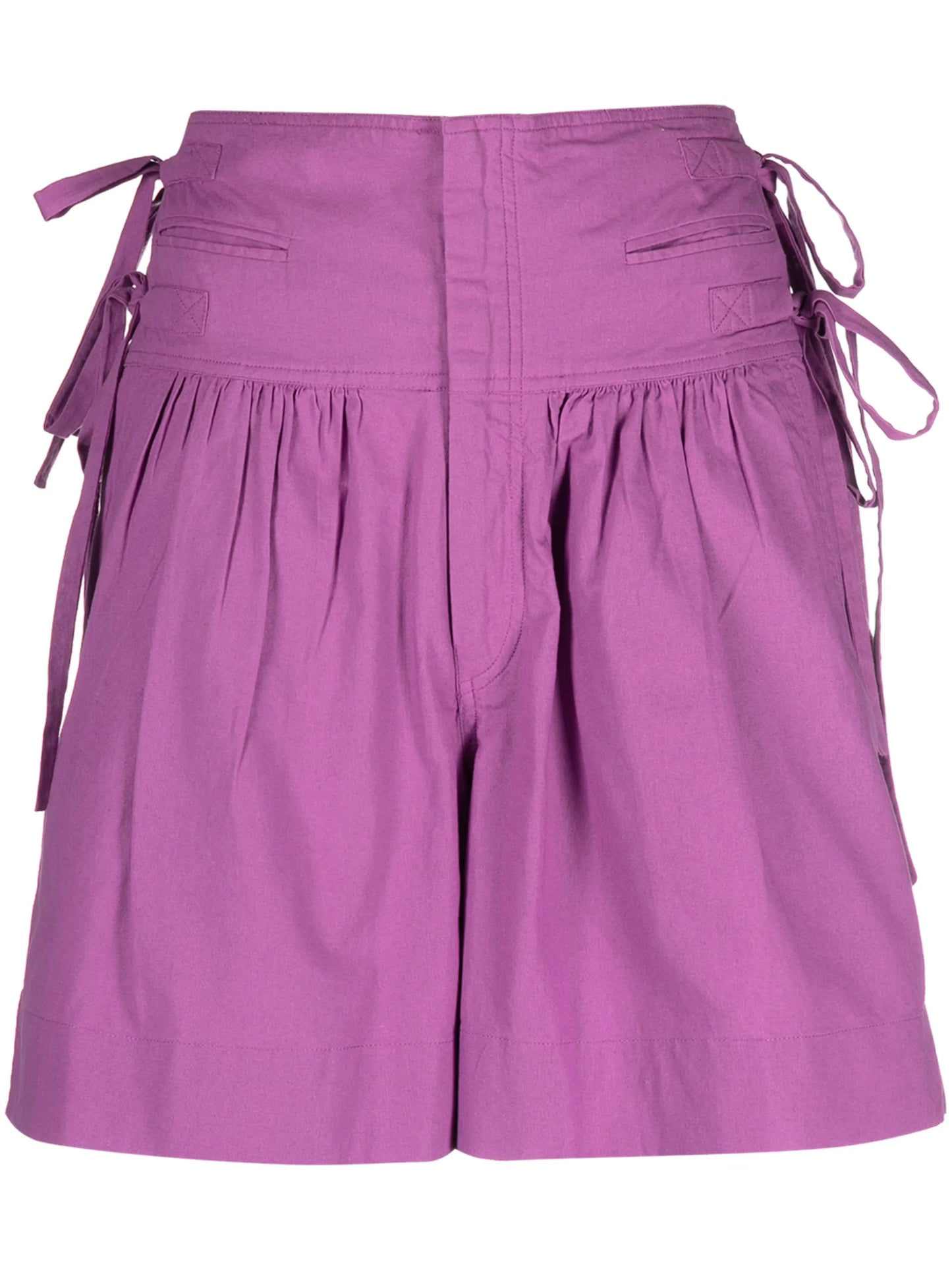 lace-detail cotton shorts