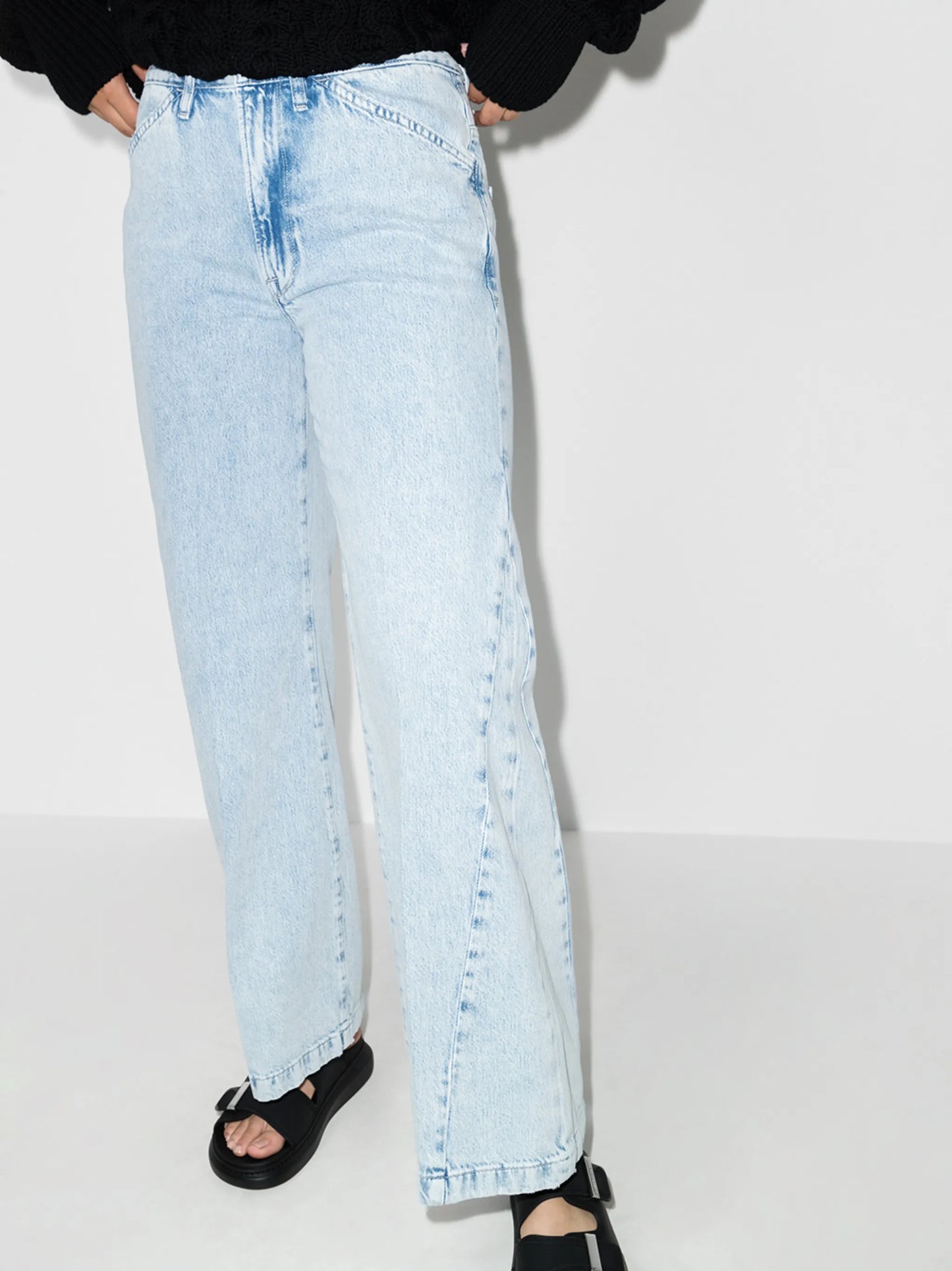 Le Baggy wide-leg jeans