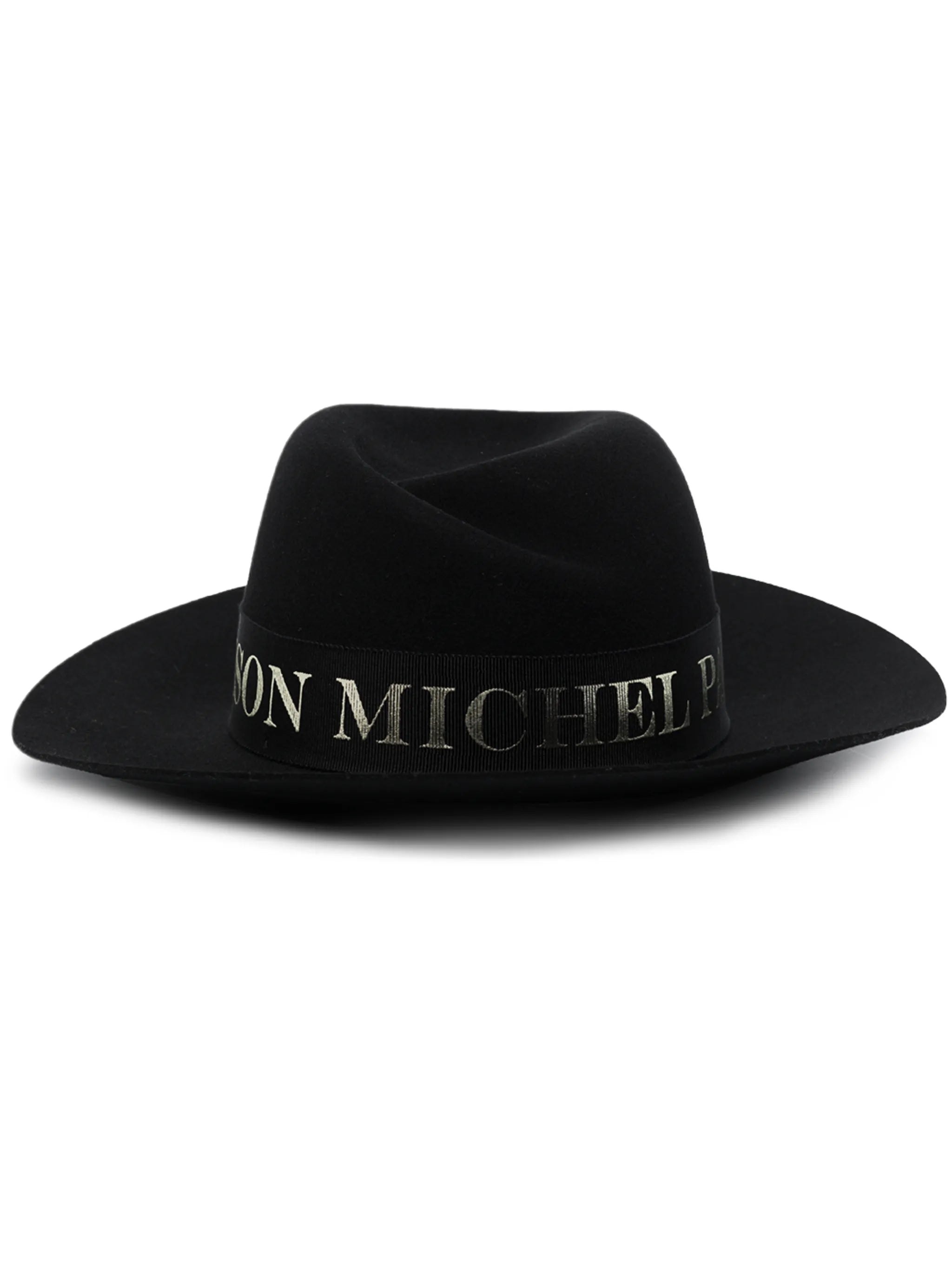 Virginie logo-tape fedora hat