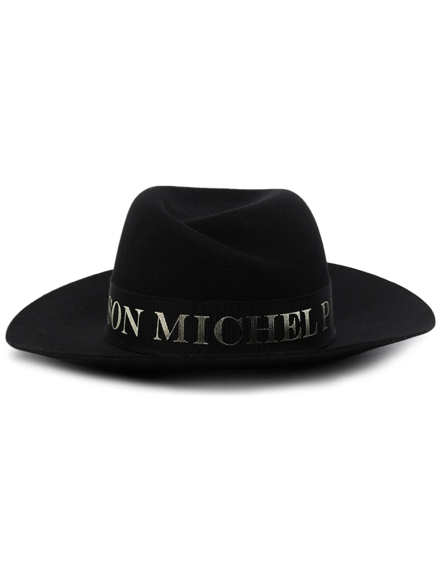 Virginie logo-tape fedora hat