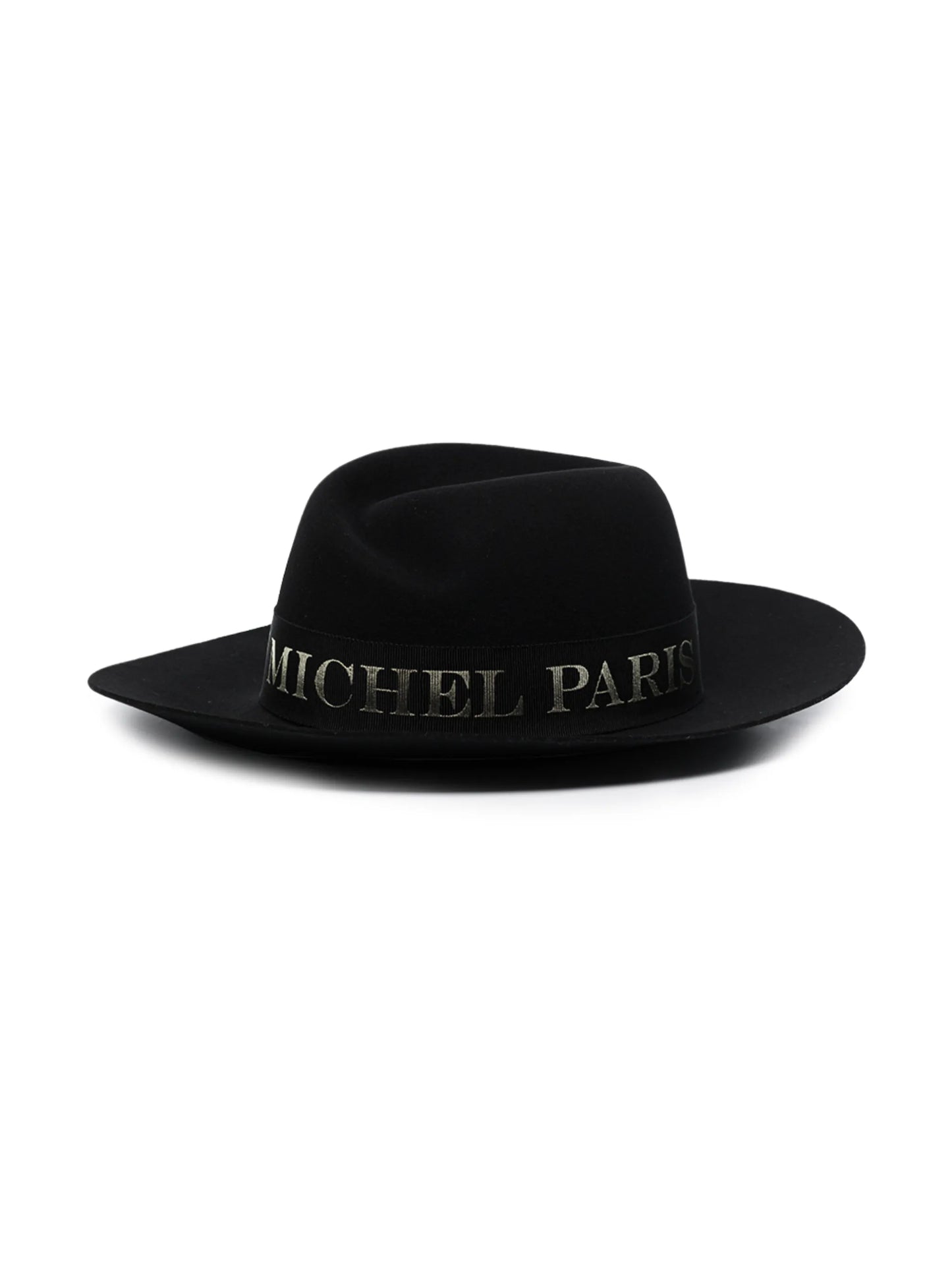 Virginie logo-tape fedora hat
