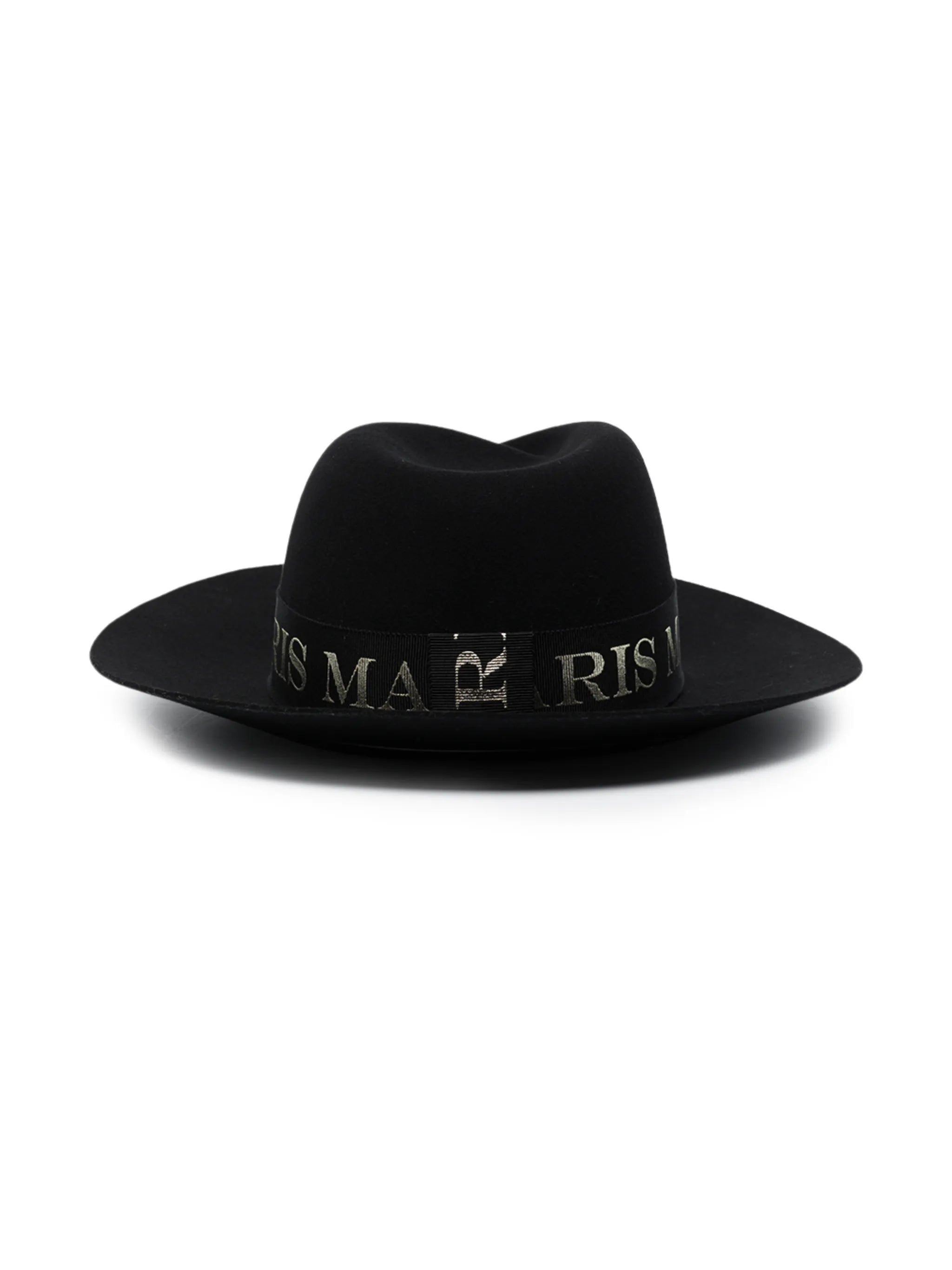 Virginie logo-tape fedora hat