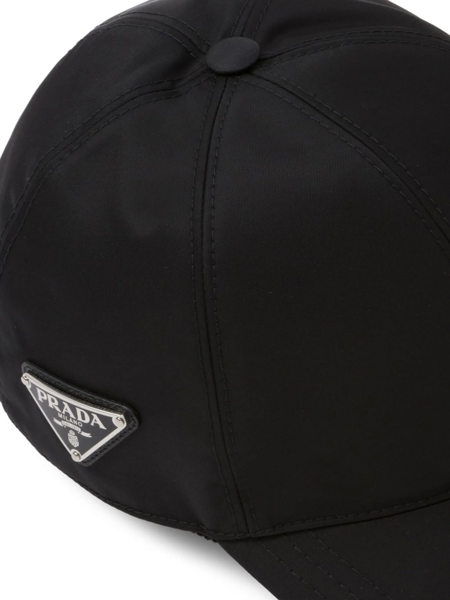 logo-plaque baseball cap