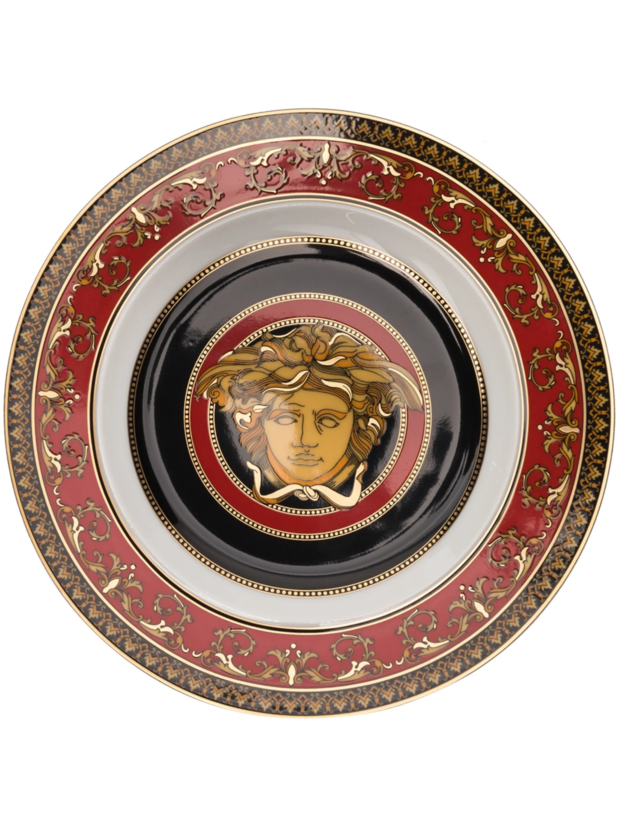 Medusa Red plate (18cm)