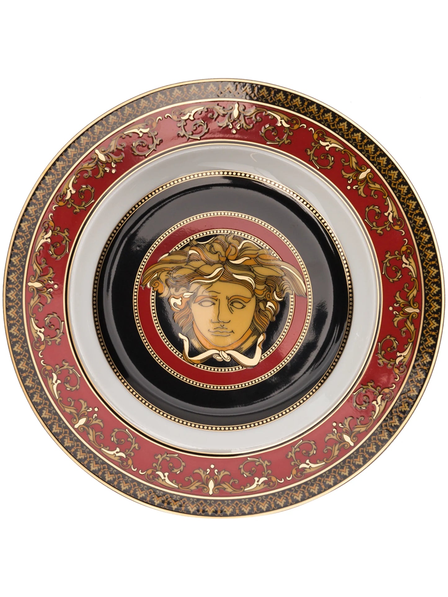 Medusa Red plate (18cm)